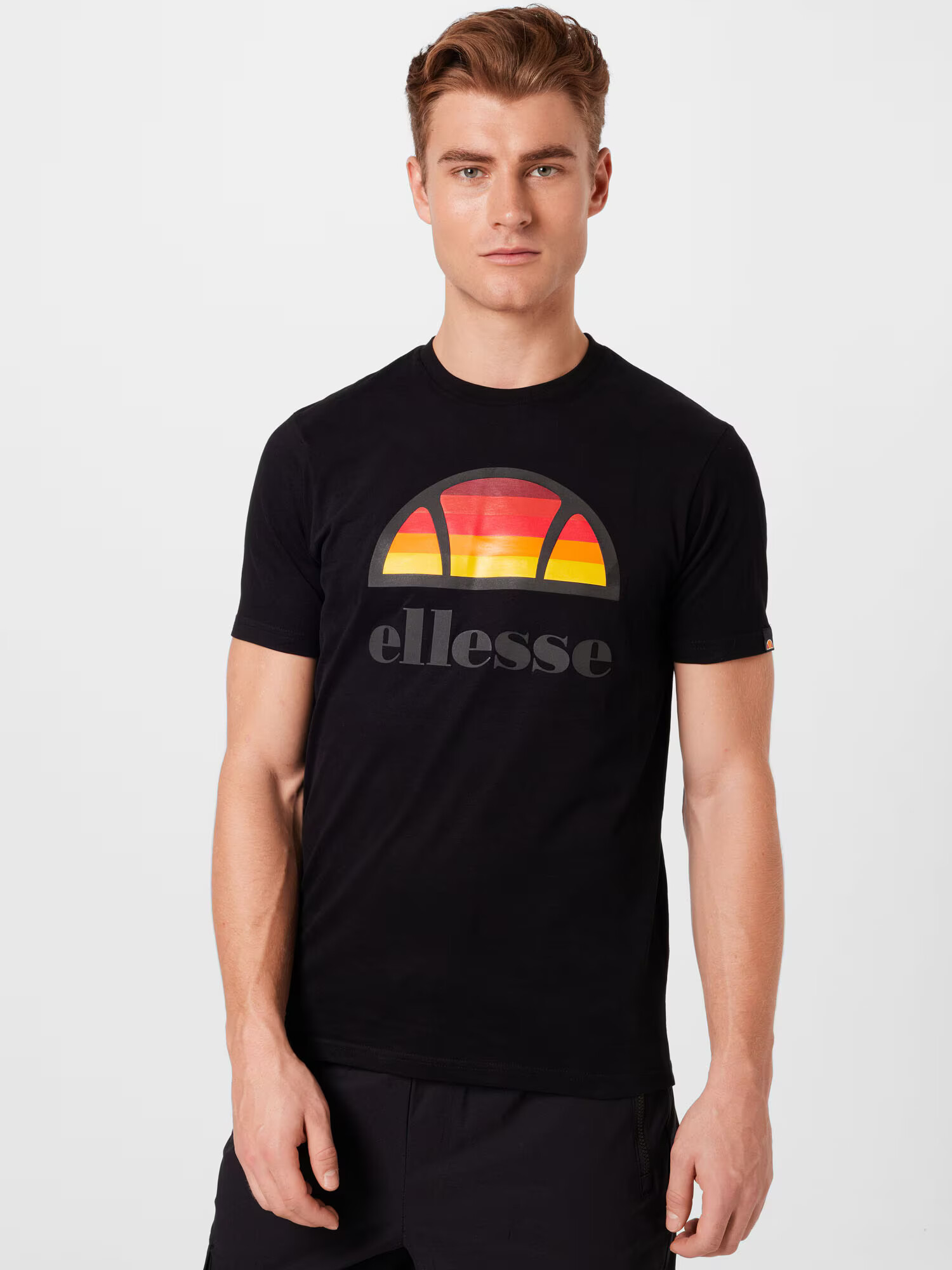 ELLESSE Тениска 'Sunset' оранжево / червено / черно - Pepit.bg