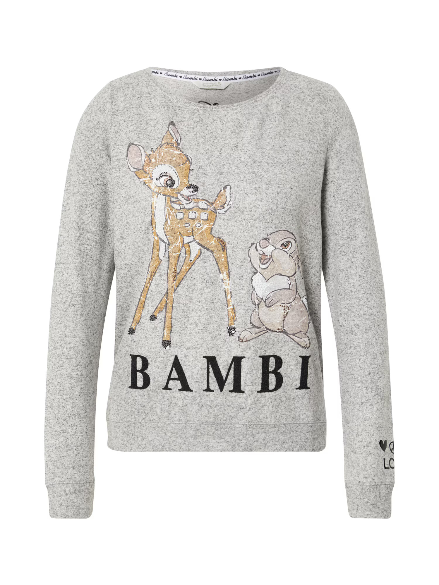 Frogbox Суичър 'Bambi' сив меланж / пъстро - Pepit.bg