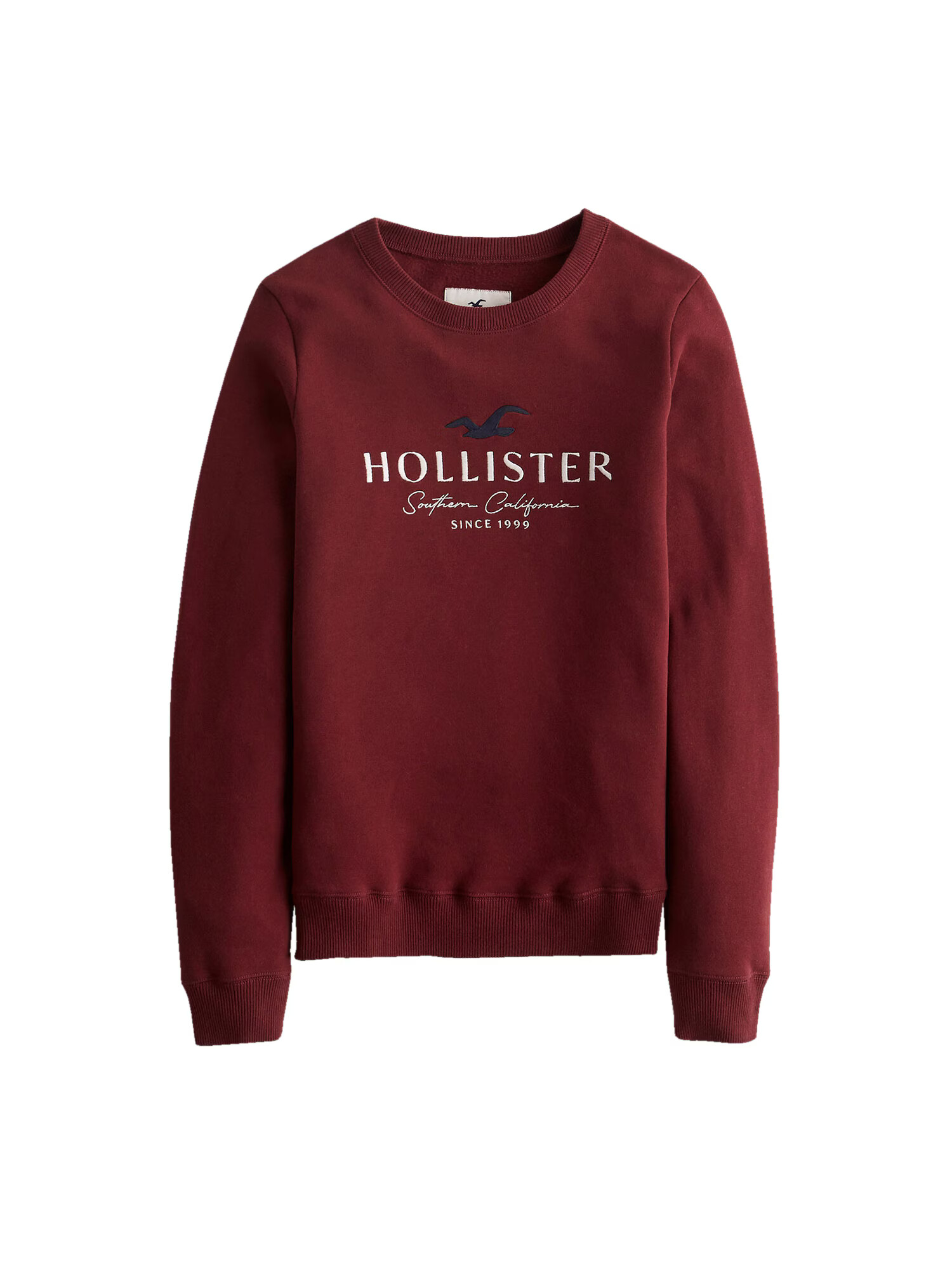 HOLLISTER Суичър алено / бяло / нощно синьо - Pepit.bg