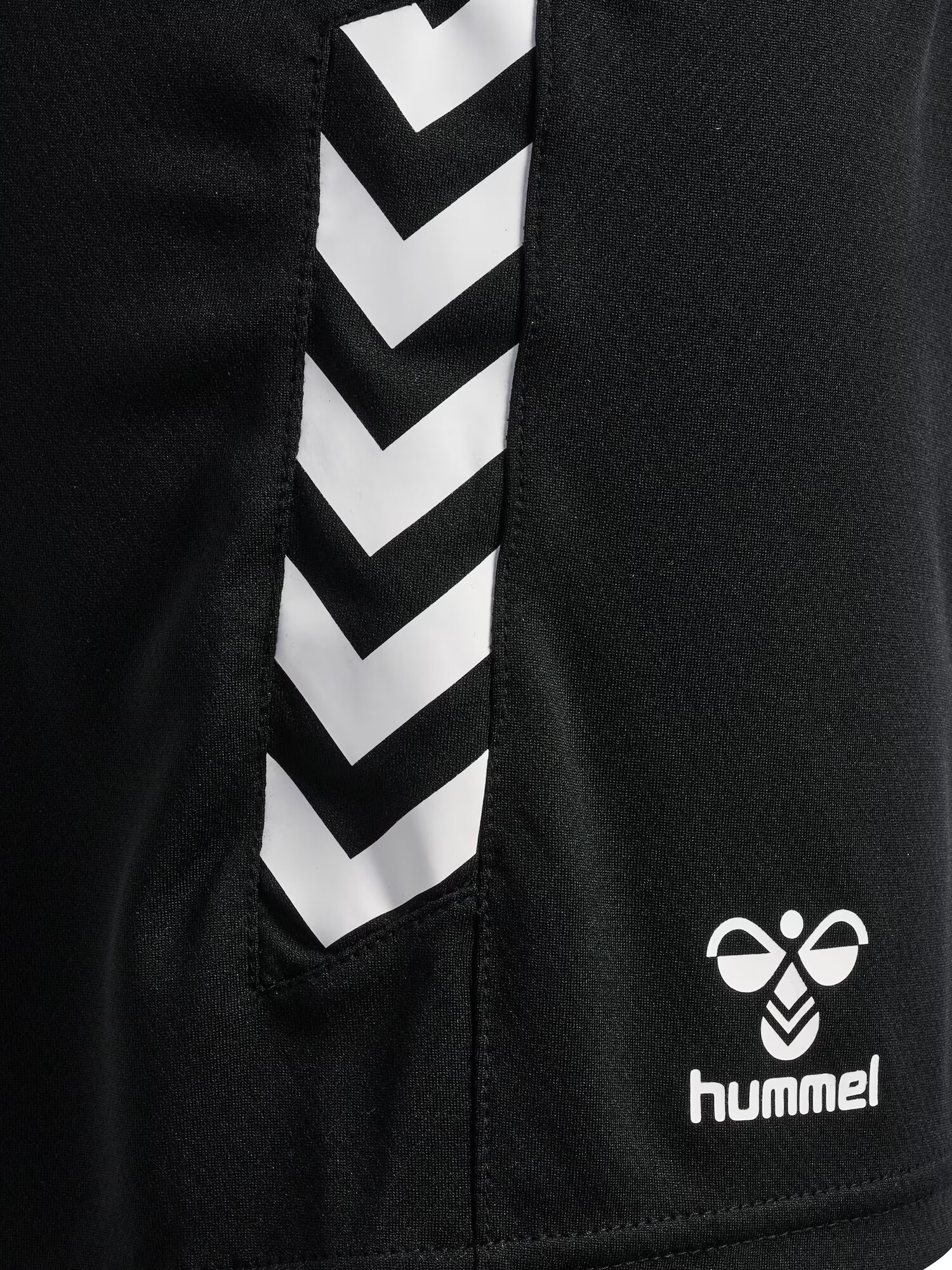 Hummel Спортен панталон черно / бяло - Pepit.bg