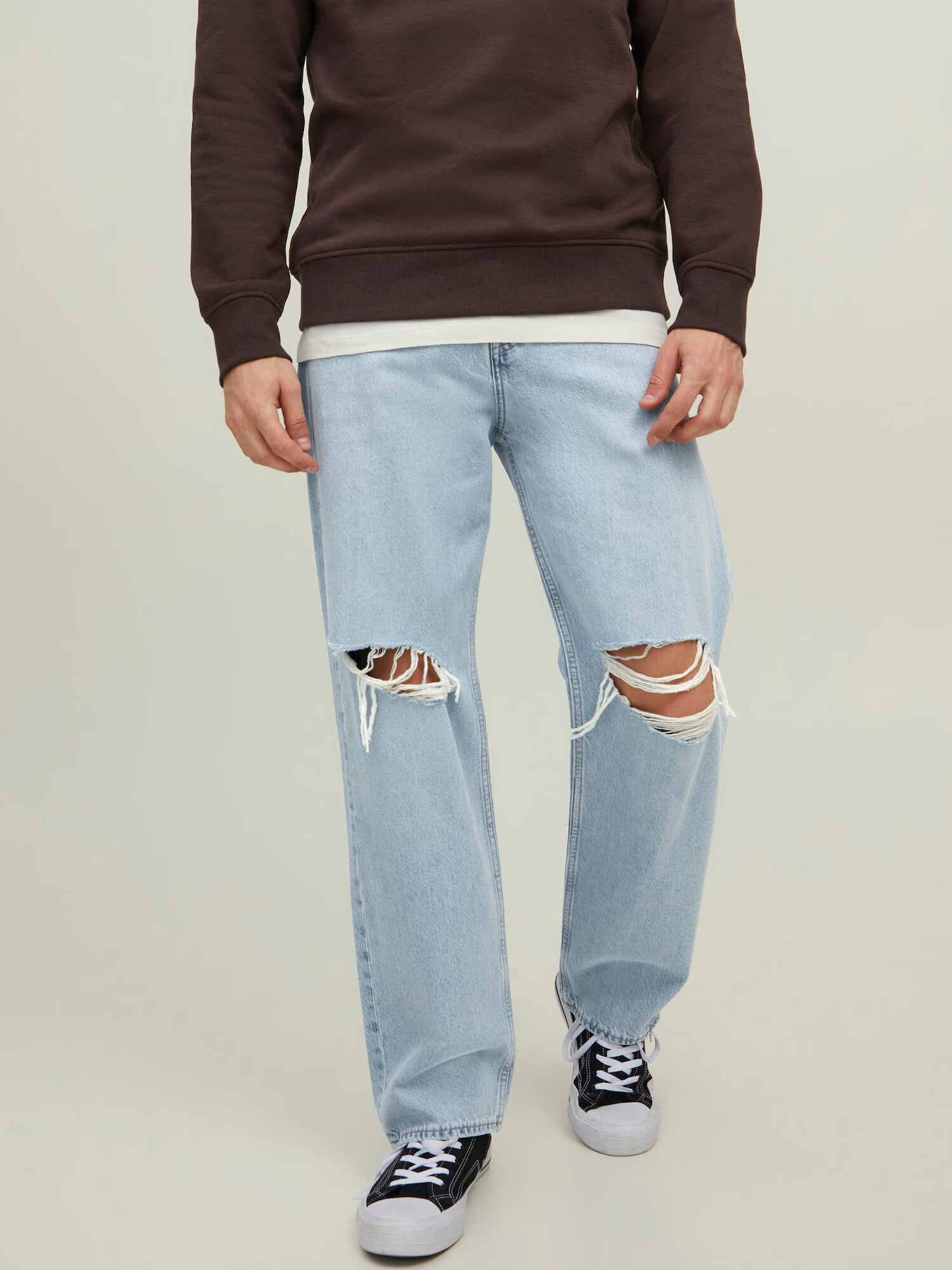 JACK & JONES Дънки 'EDDIE' син деним - Pepit.bg