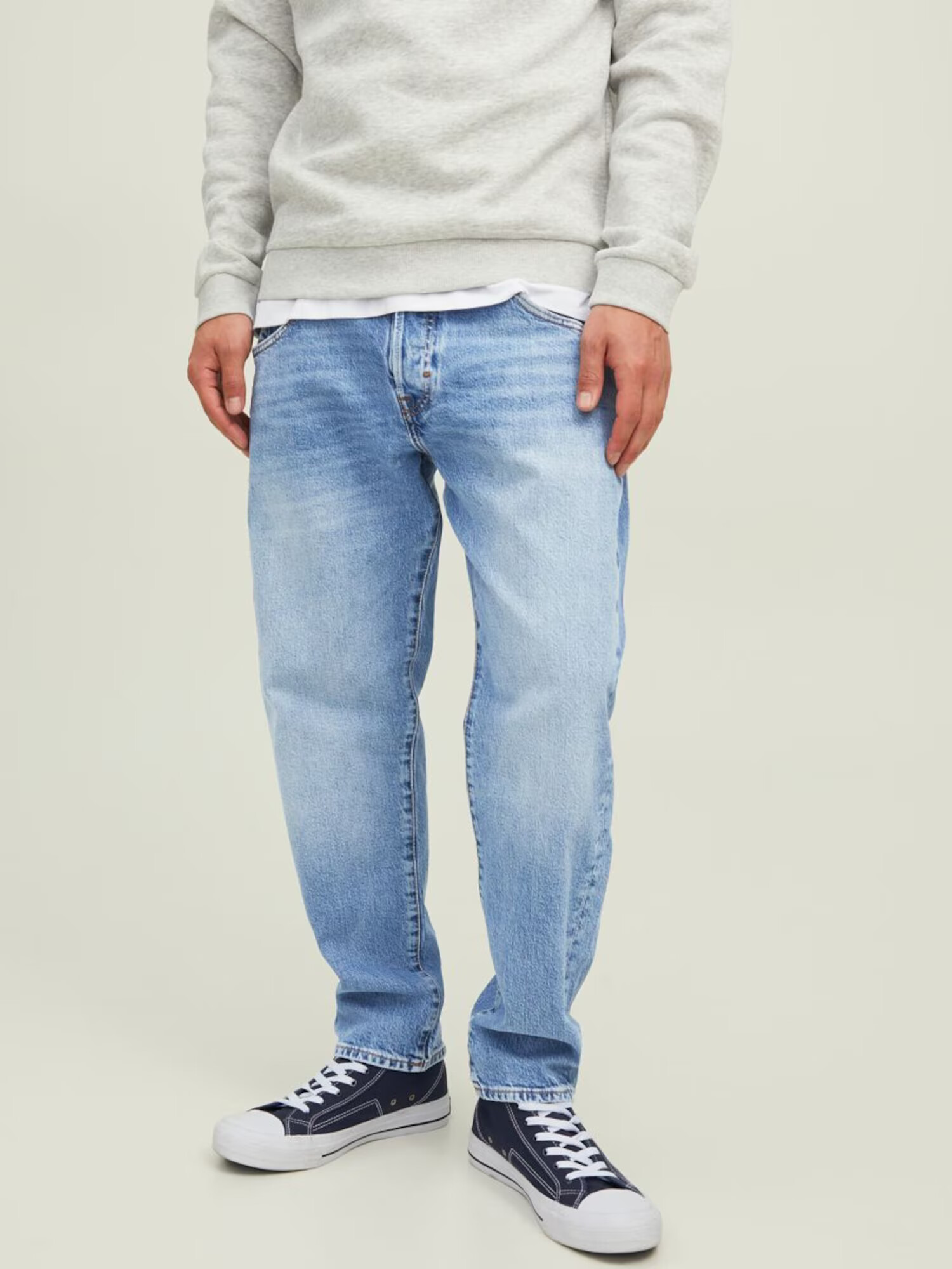 JACK & JONES Дънки 'Frank' син деним - Pepit.bg