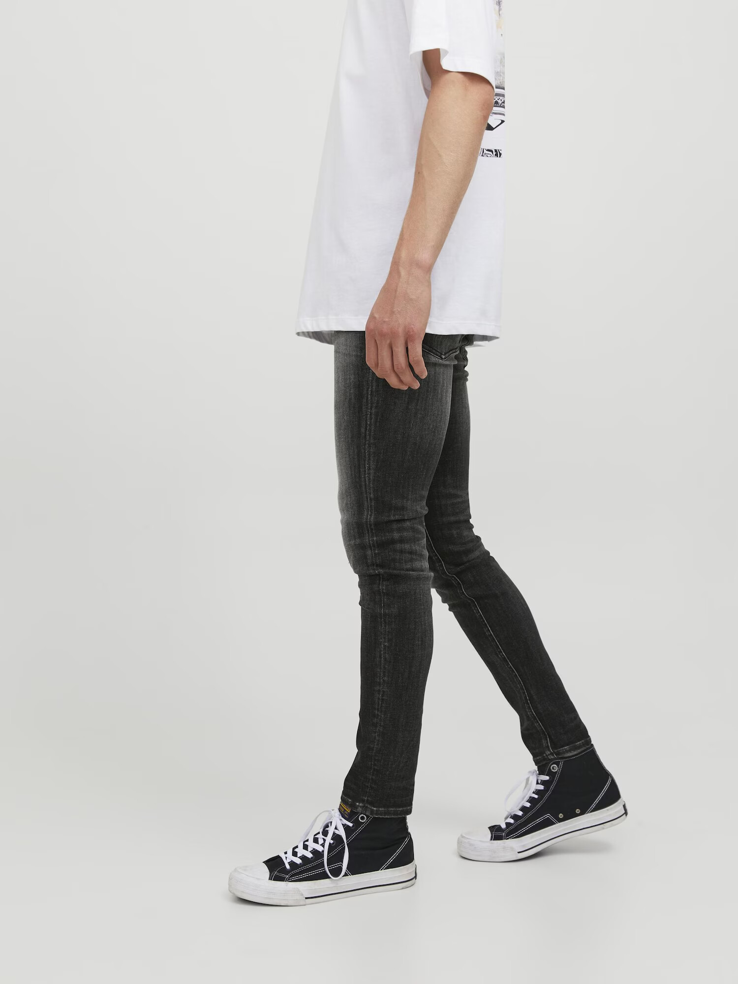 JACK & JONES Дънки 'Liam Seal' черен деним - Pepit.bg