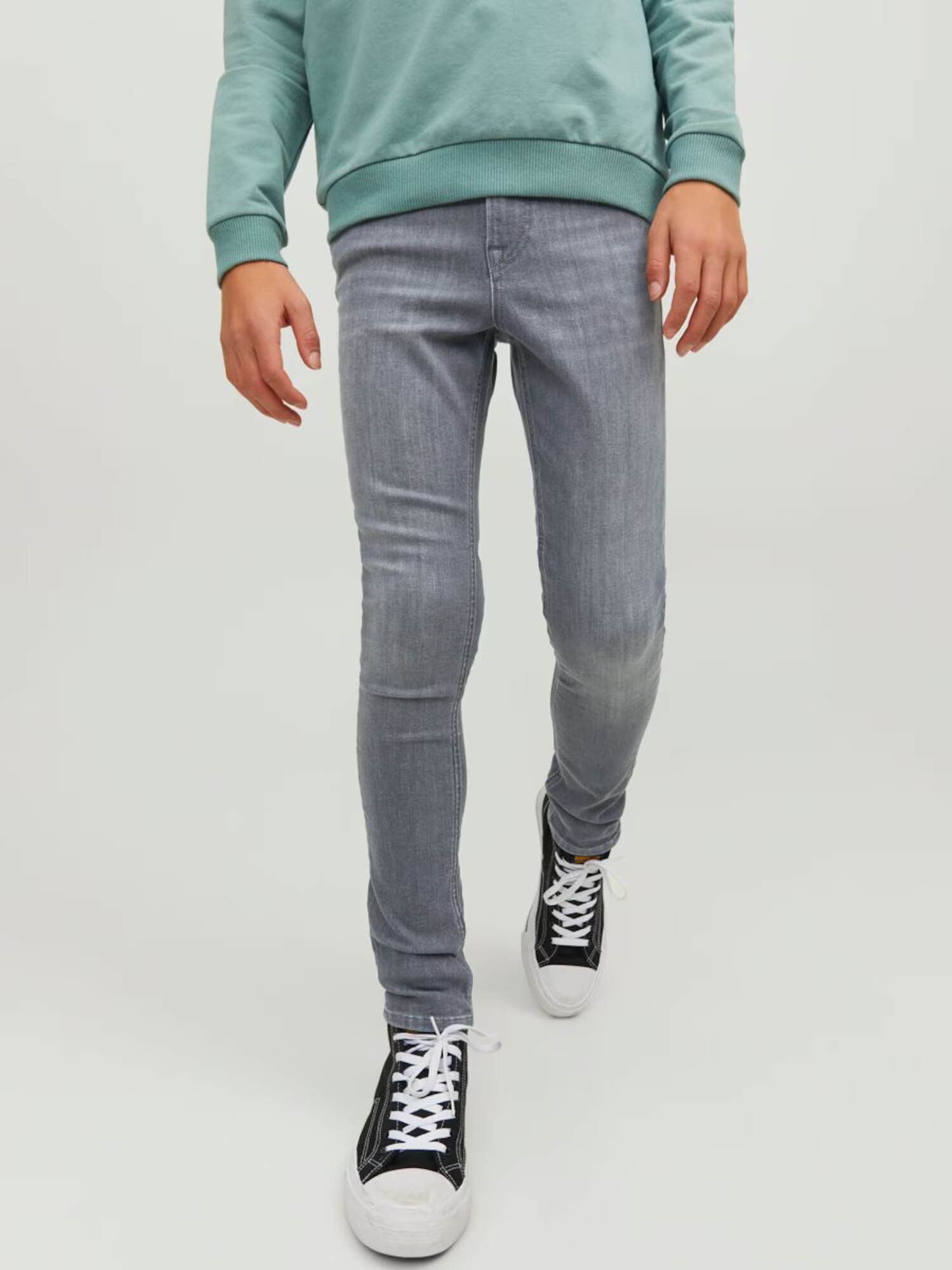 Jack & Jones Junior Дънки сив деним - Pepit.bg