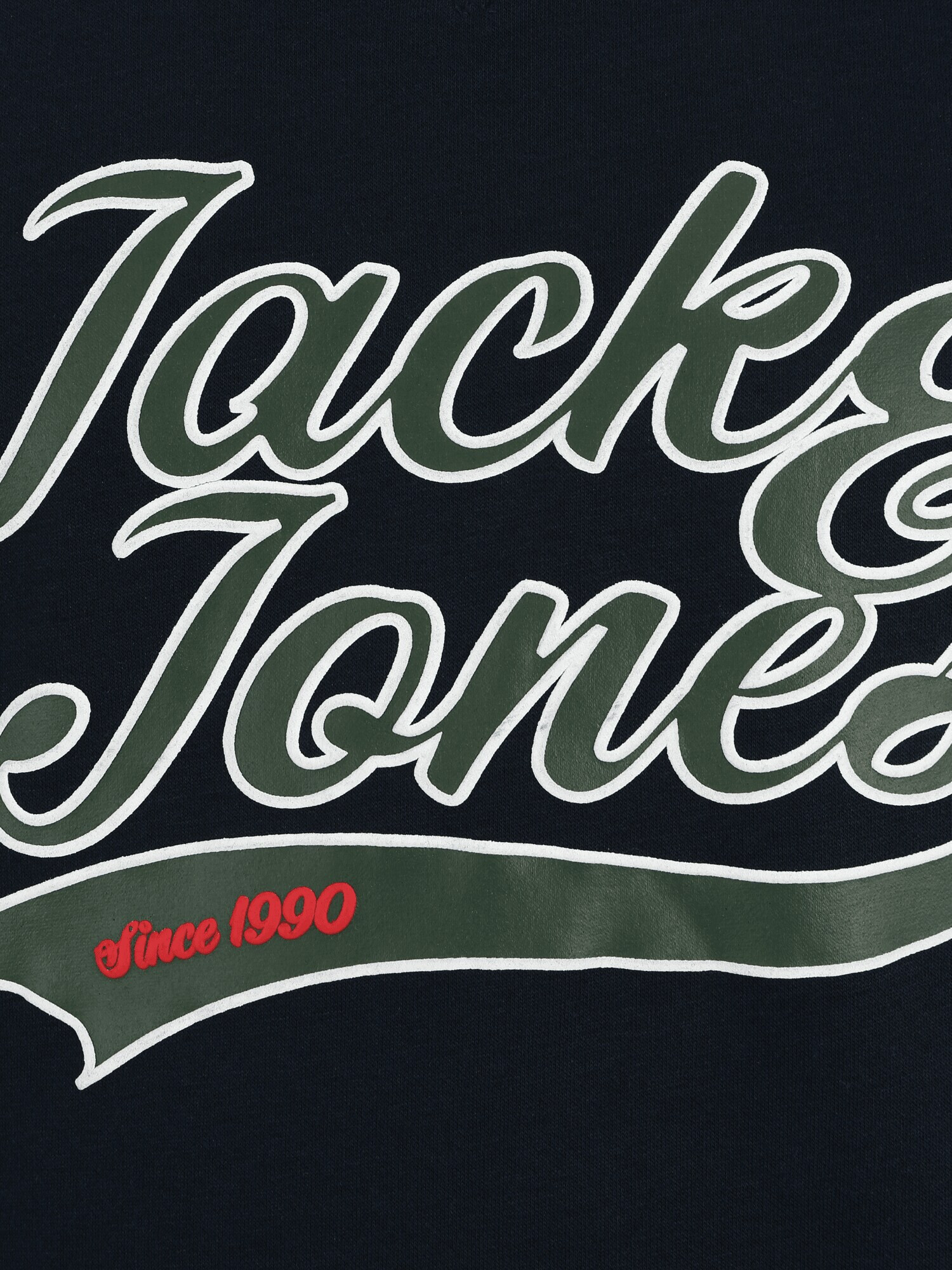 Jack & Jones Plus Суичър 'BECKS' нейви синьо / тъмнозелено / огнено червено / бяло - Pepit.bg