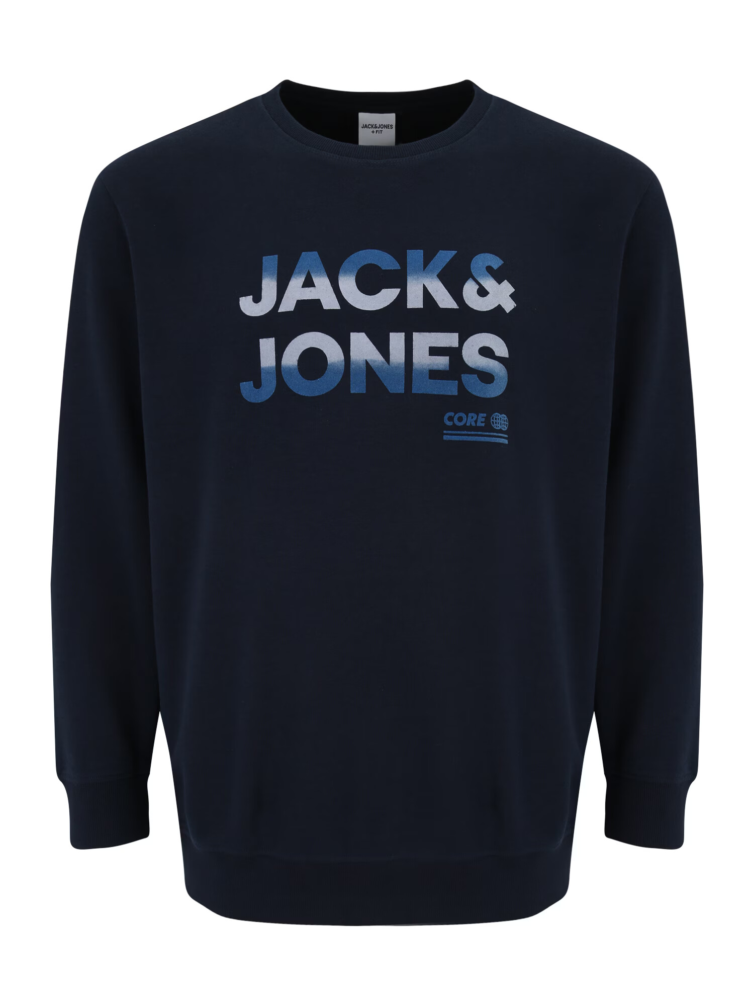 Jack & Jones Plus Суичър 'COSETH' нейви синьо / пастелно синьо / тъмносиньо - Pepit.bg