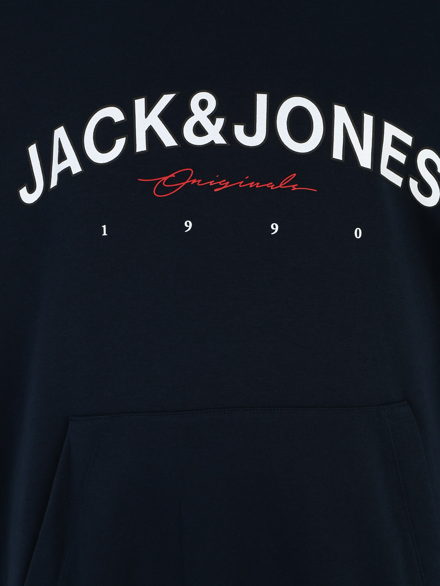 Jack & Jones Plus Суичър тъмносиньо / червено / бяло - Pepit.bg