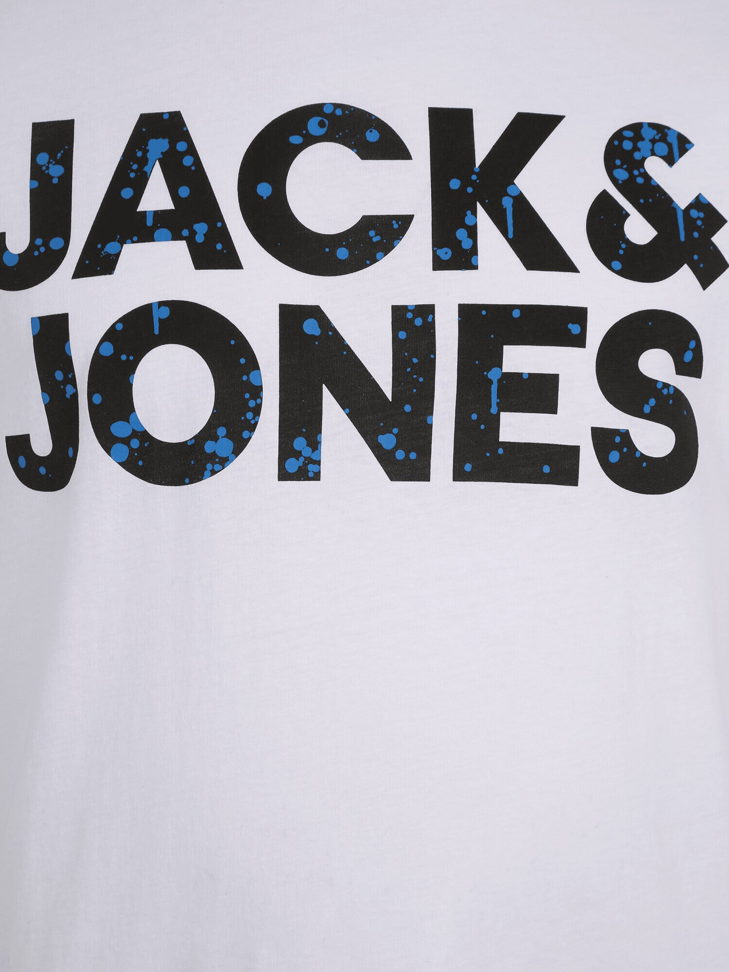 Jack & Jones Plus Тениска 'NEON' синьо / черно / бяло - Pepit.bg