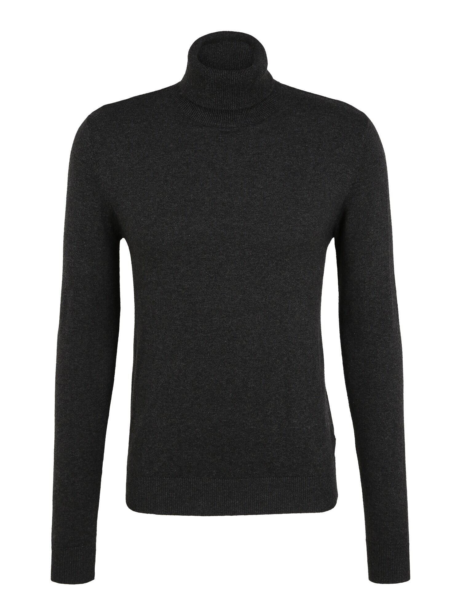 JACK & JONES Пуловер 'JJEEMIL KNIT ROLL NECK STS' тъмносиво - Pepit.bg