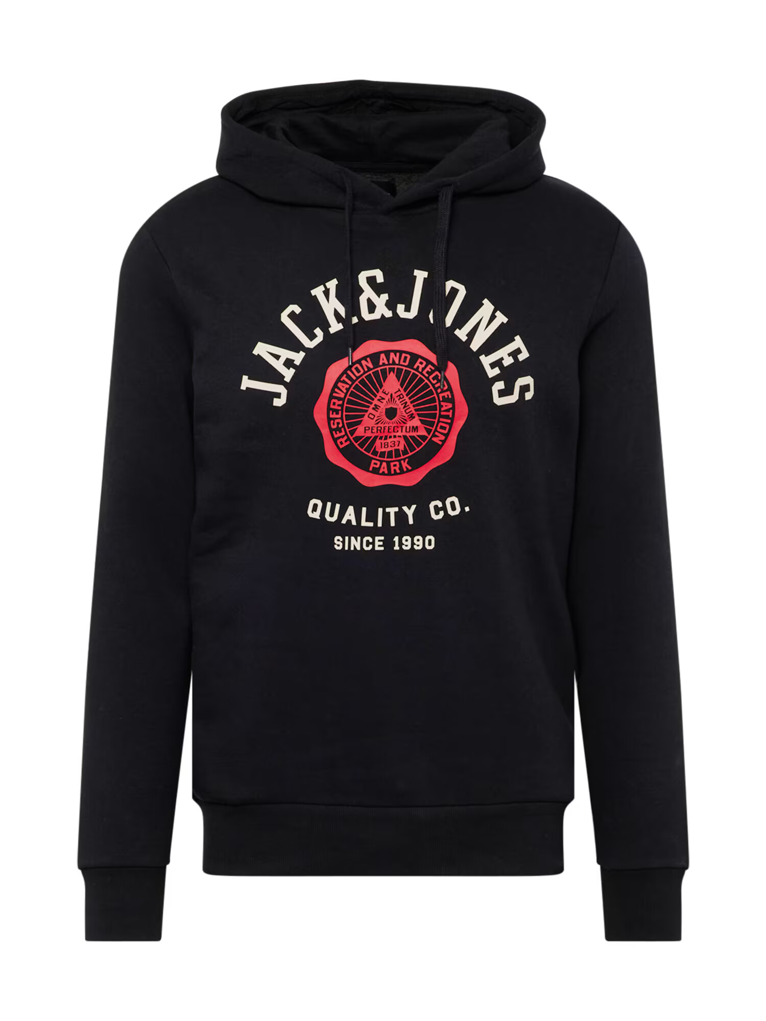 JACK & JONES Суичър червено / черно / бяло - Pepit.bg