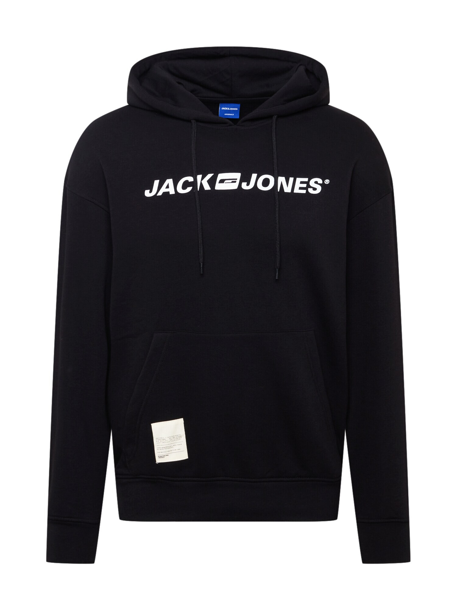 JACK & JONES Суичър 'Remember' черно / бяло - Pepit.bg