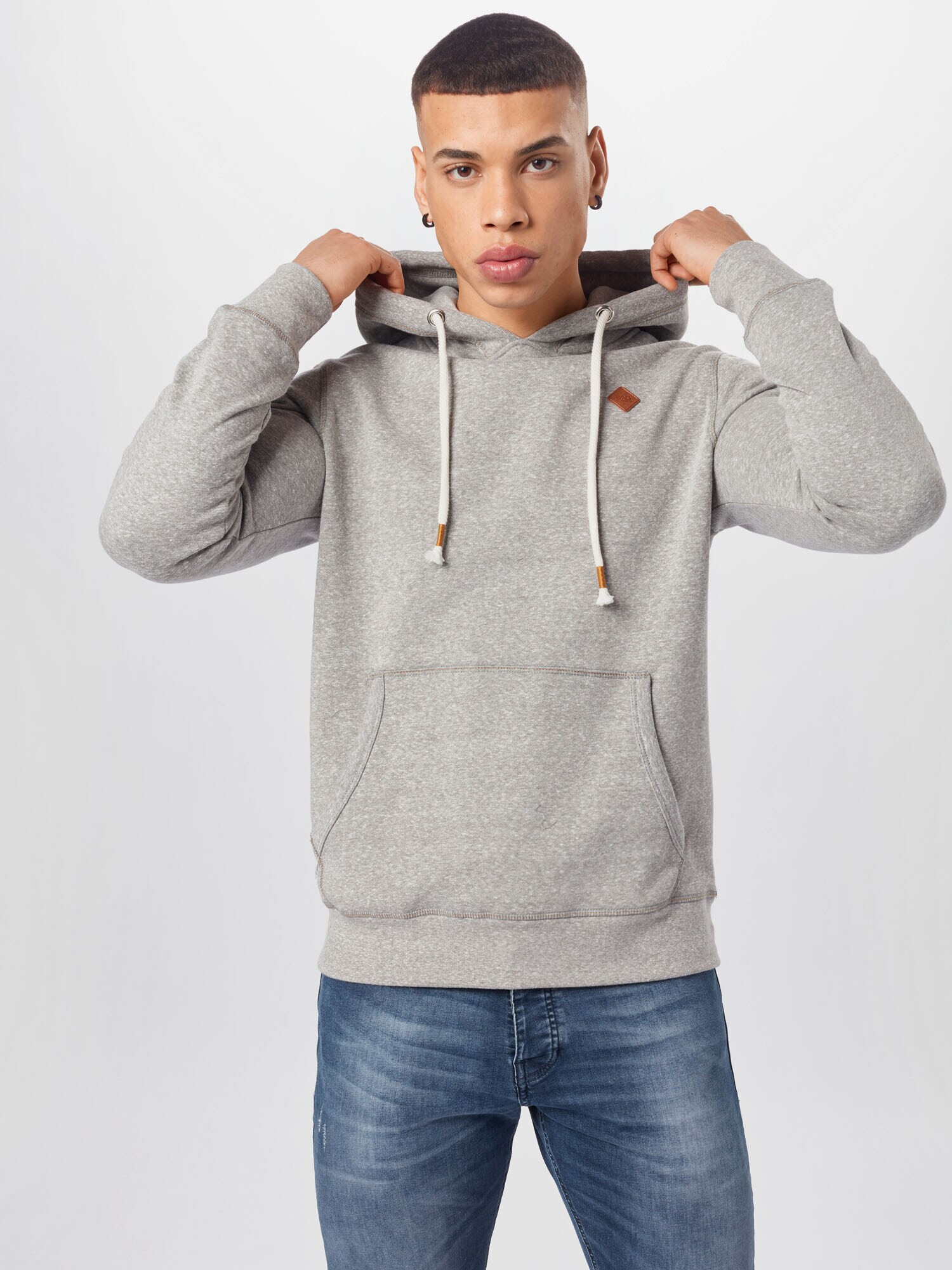 JACK & JONES Суичър 'Tons' сив меланж - Pepit.bg