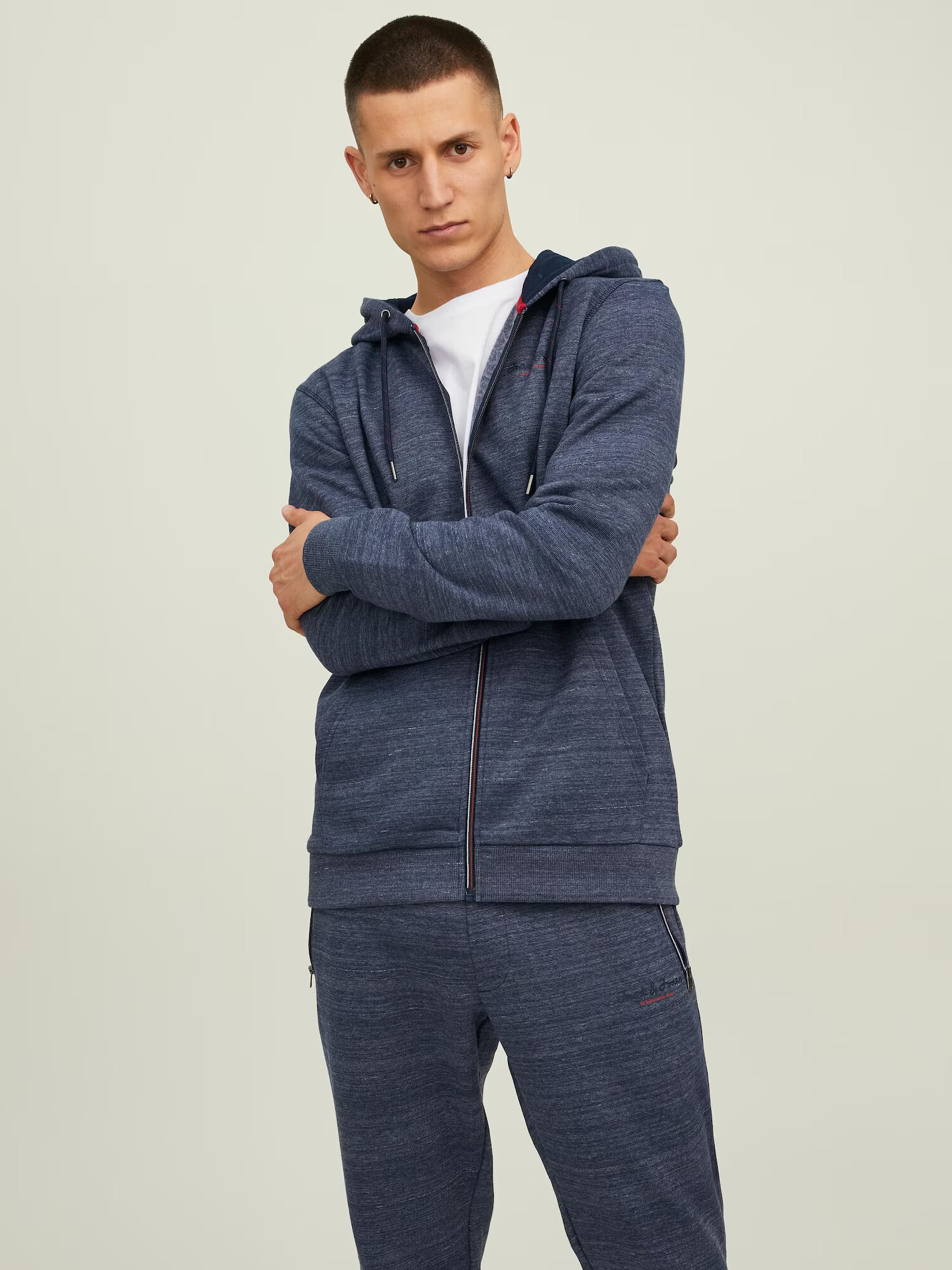 JACK & JONES Суичъри с качулка 'Berg' нейви синьо - Pepit.bg