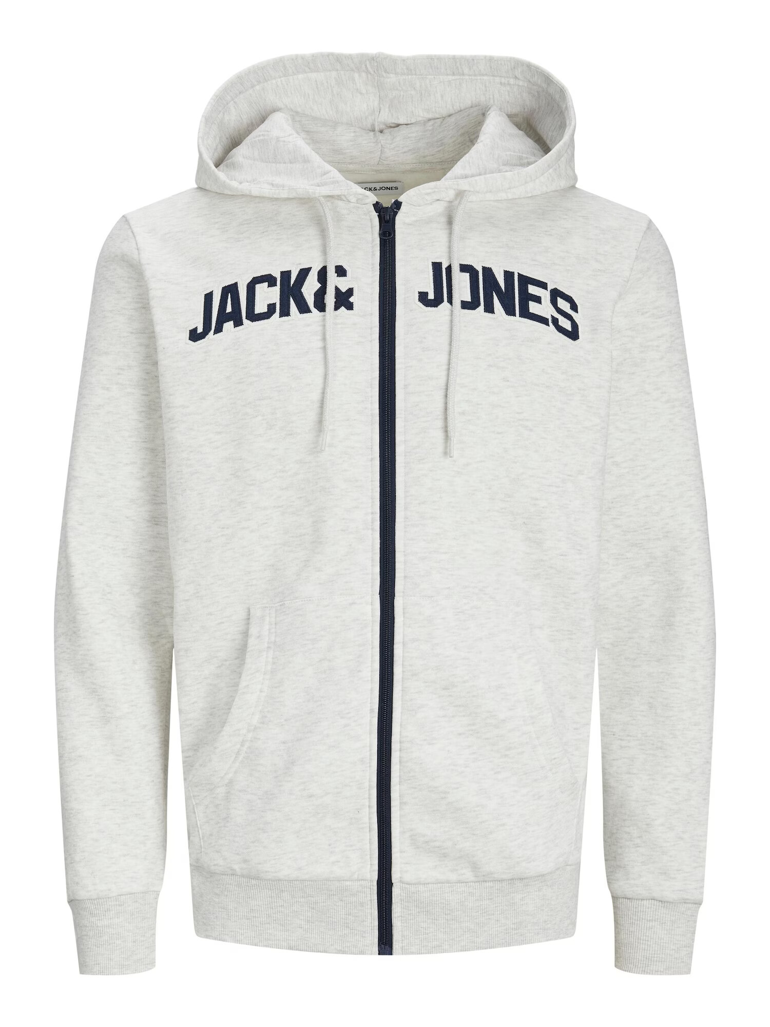 JACK & JONES Суичъри с качулка 'ROUX' нейви синьо / естествено бяло / бял меланж - Pepit.bg