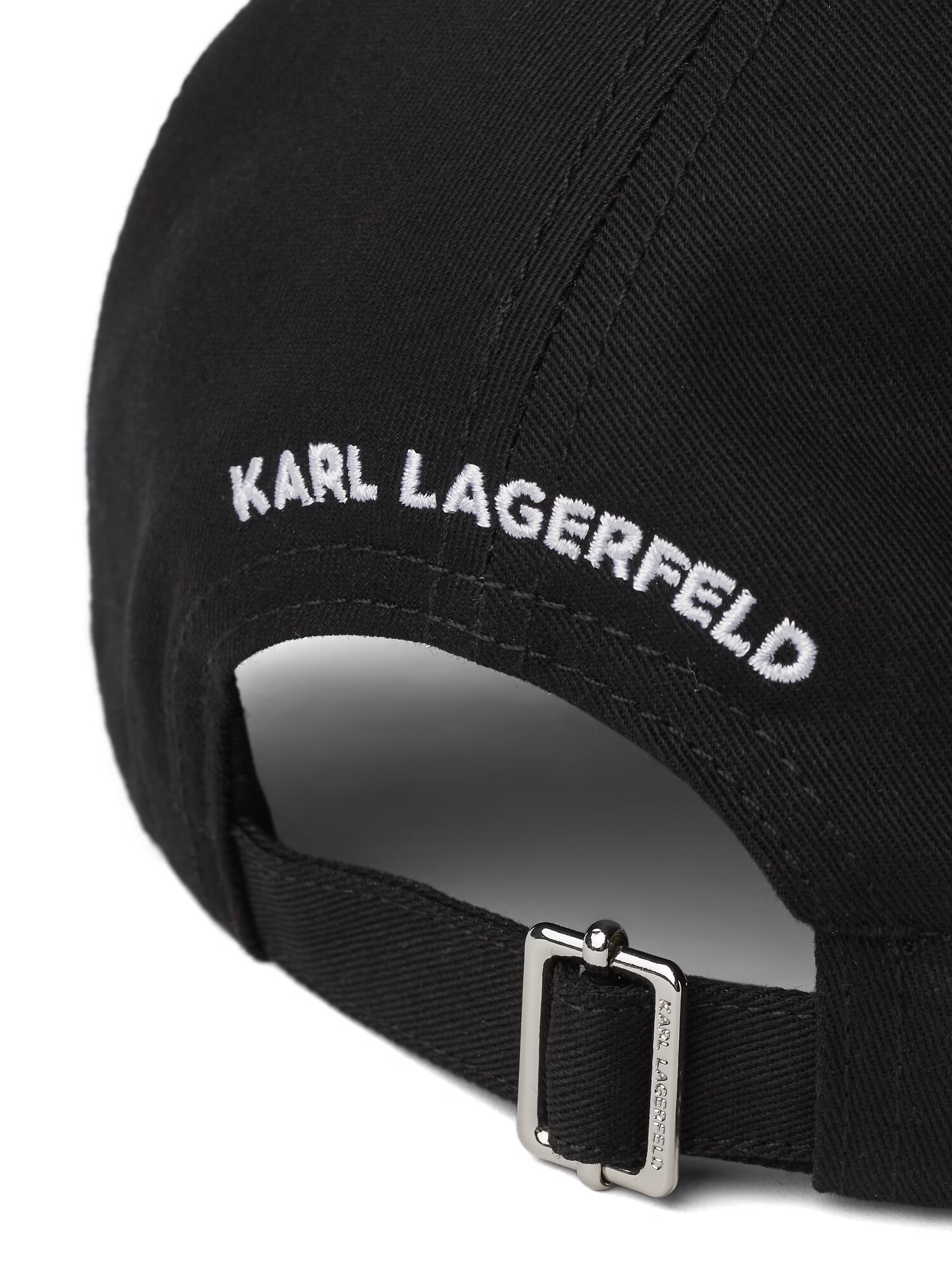 Karl Lagerfeld Шапка с козирка черно / бяло - Pepit.bg