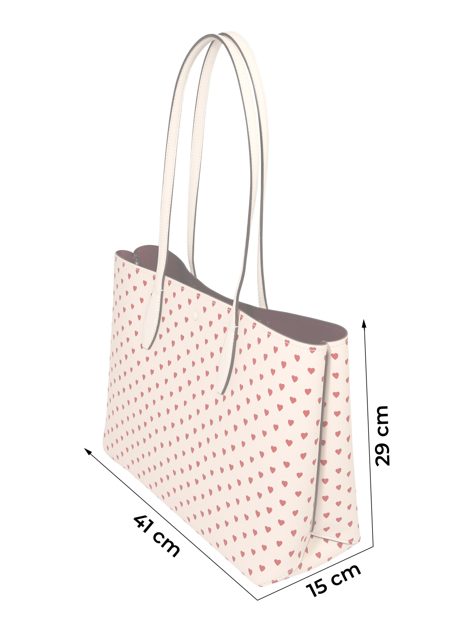 Kate Spade "Чанта тип ""Shopper""" бежово / червено - Pepit.bg