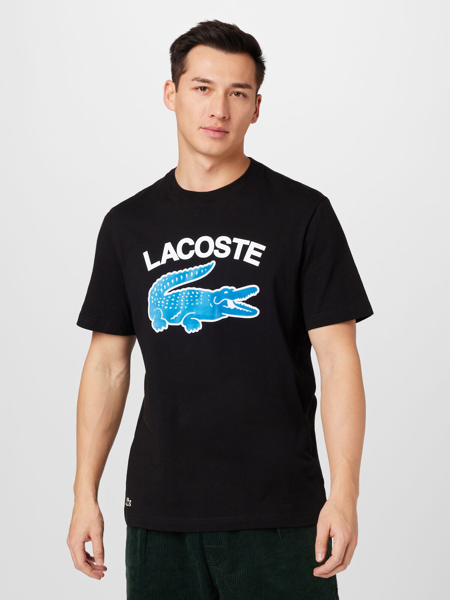 LACOSTE Тениска небесносиньо / черно / бяло - Pepit.bg