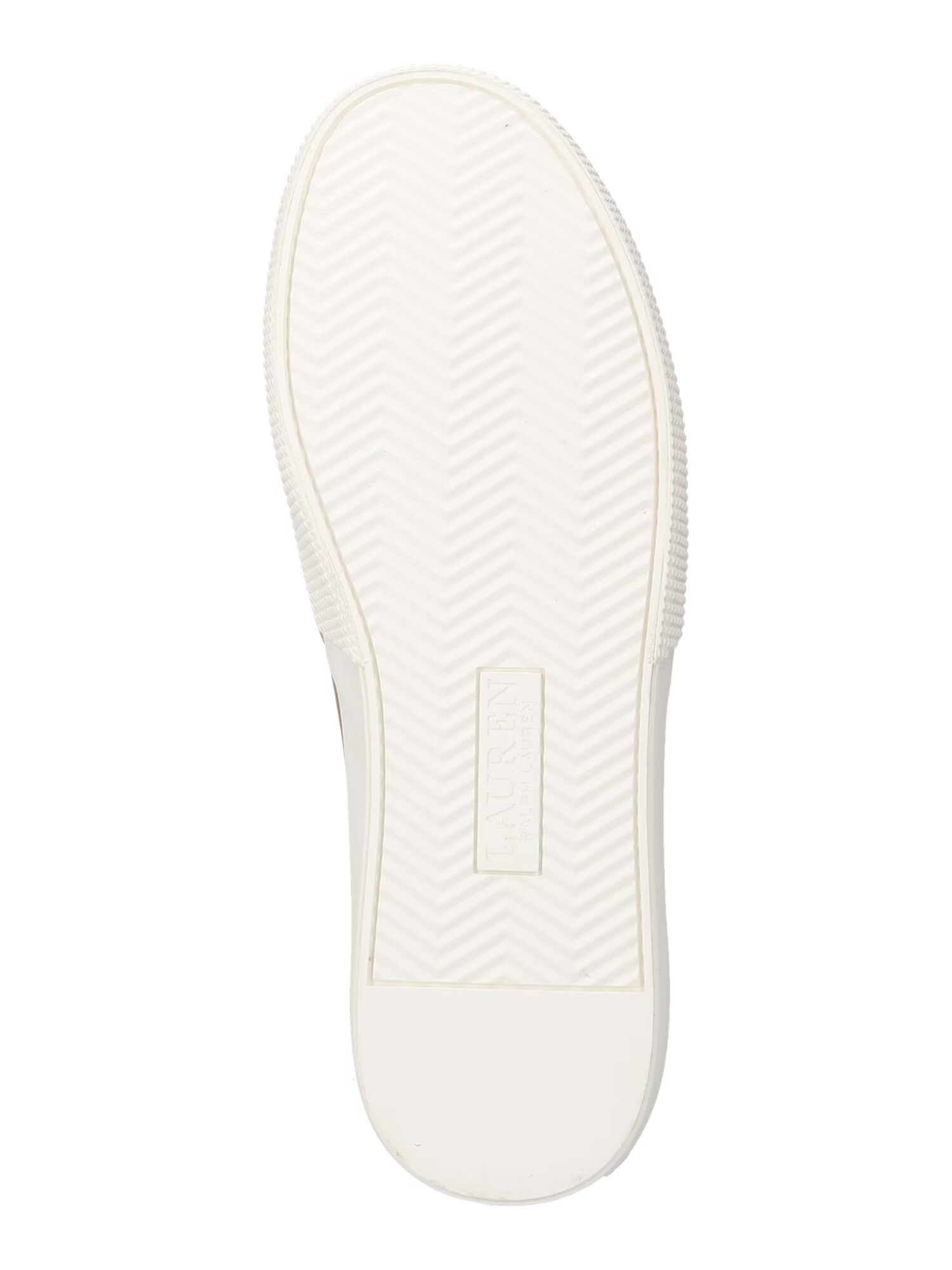 Lauren Ralph Lauren Спортни обувки Slip On 'HADDLEY' цвят "пясък" / бяло - Pepit.bg