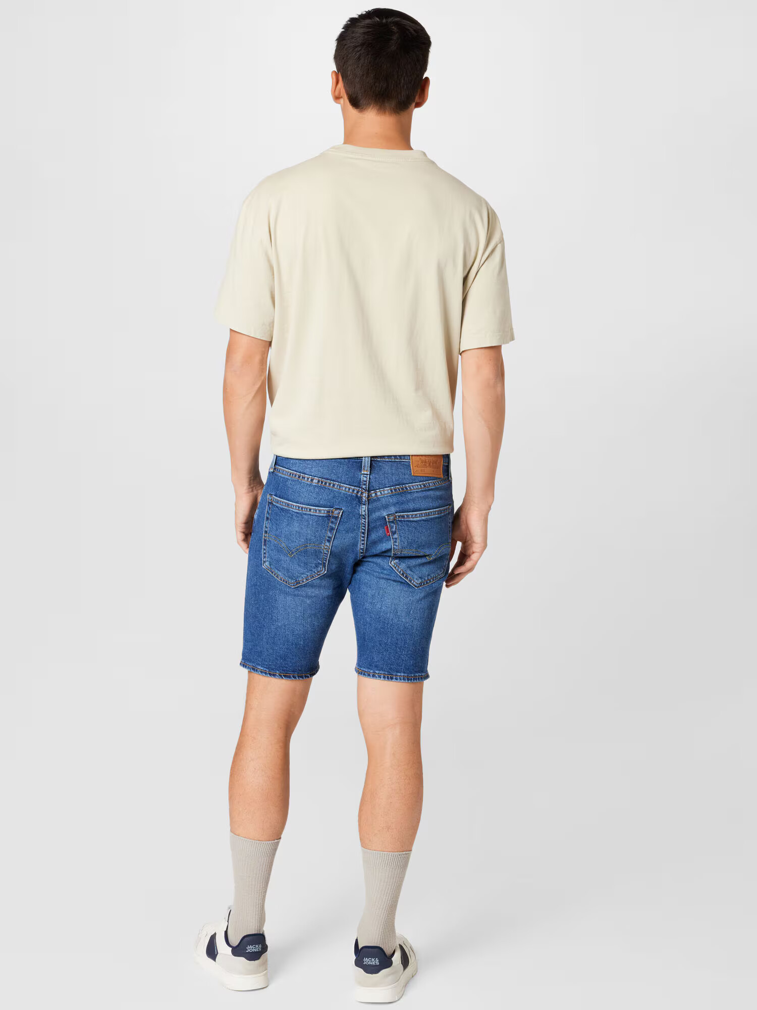 LEVI'S Дънки 'SLIM SHORT' син деним - Pepit.bg