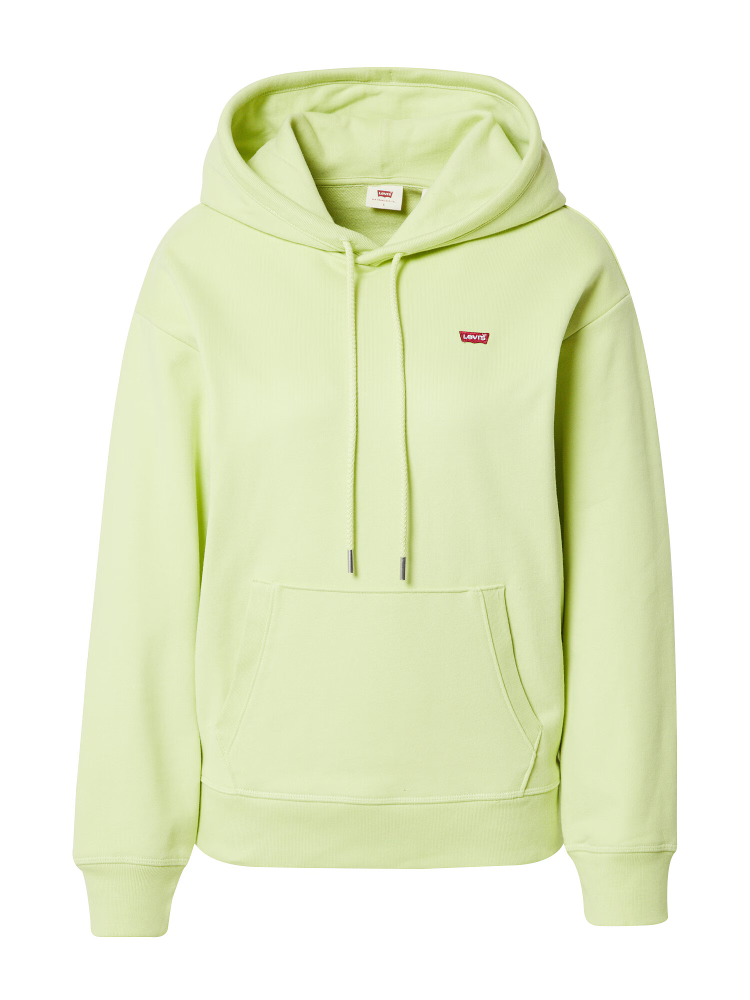 LEVI'S Суичър 'STANDARD HOODIE GREENS' киви / червено - Pepit.bg