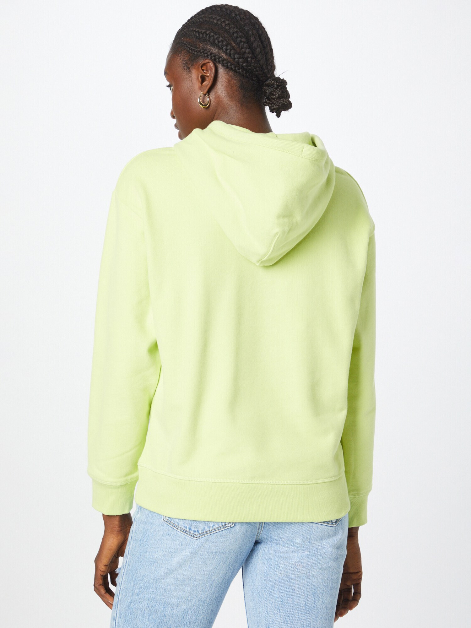 LEVI'S Суичър 'STANDARD HOODIE GREENS' киви / червено - Pepit.bg