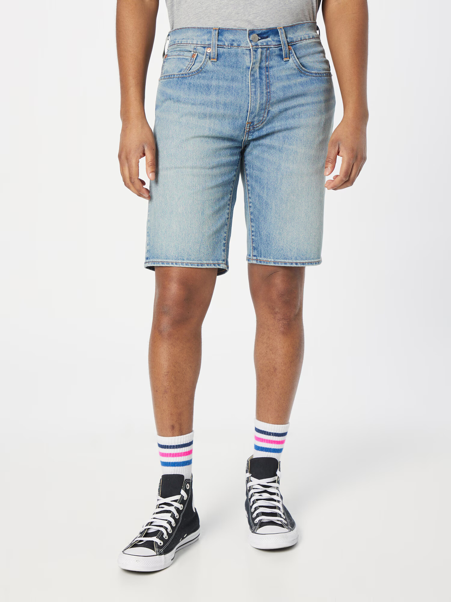 LEVI'S Дънки '405 STANDARD SHORT Z7453 DARK' светлосиньо - Pepit.bg