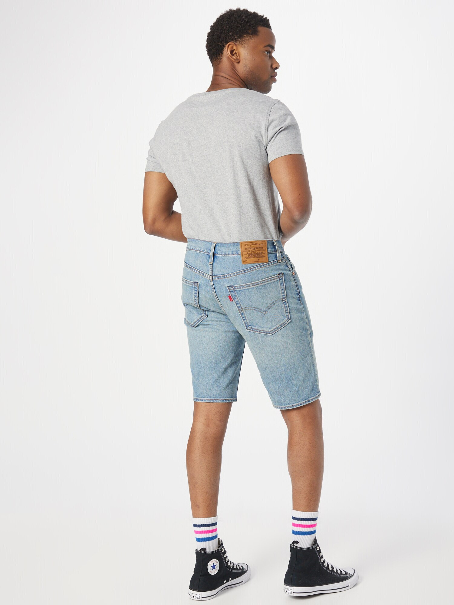 LEVI'S Дънки '405 STANDARD SHORT Z7453 DARK' светлосиньо - Pepit.bg