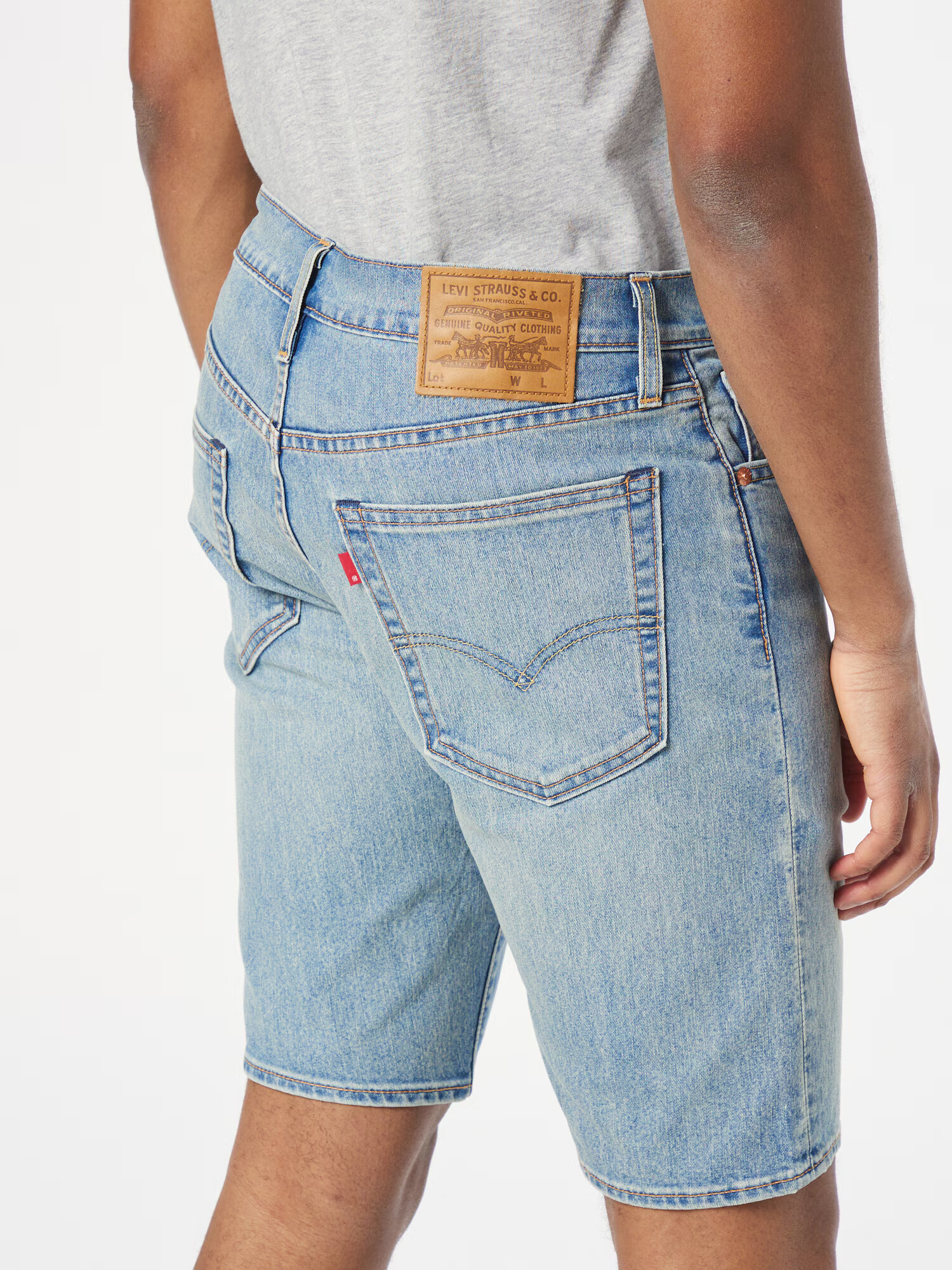 LEVI'S Дънки '405 STANDARD SHORT Z7453 DARK' светлосиньо - Pepit.bg