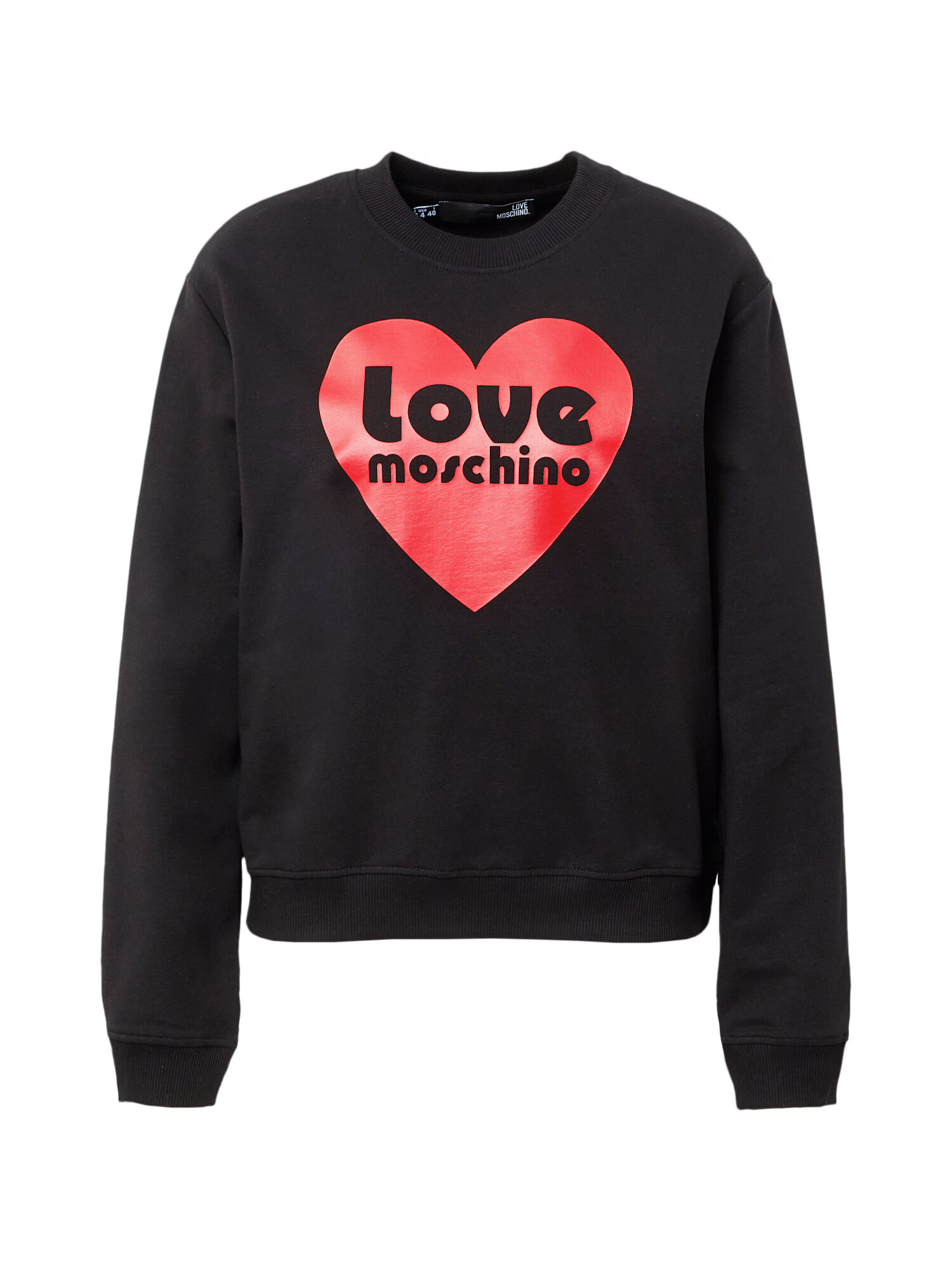 Love Moschino Суичър червено / черно - Pepit.bg