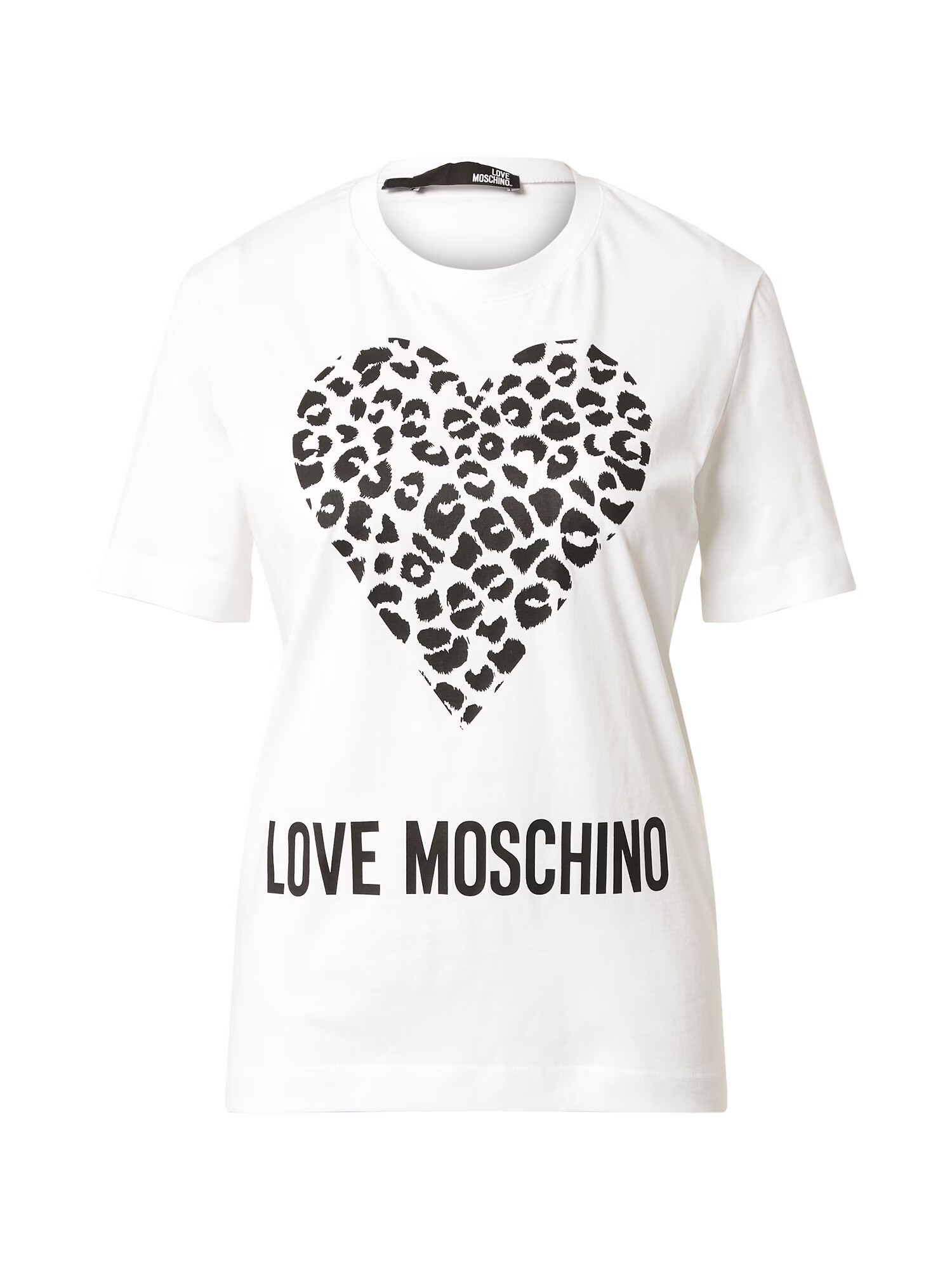 Love Moschino Тениска черно / бяло - Pepit.bg