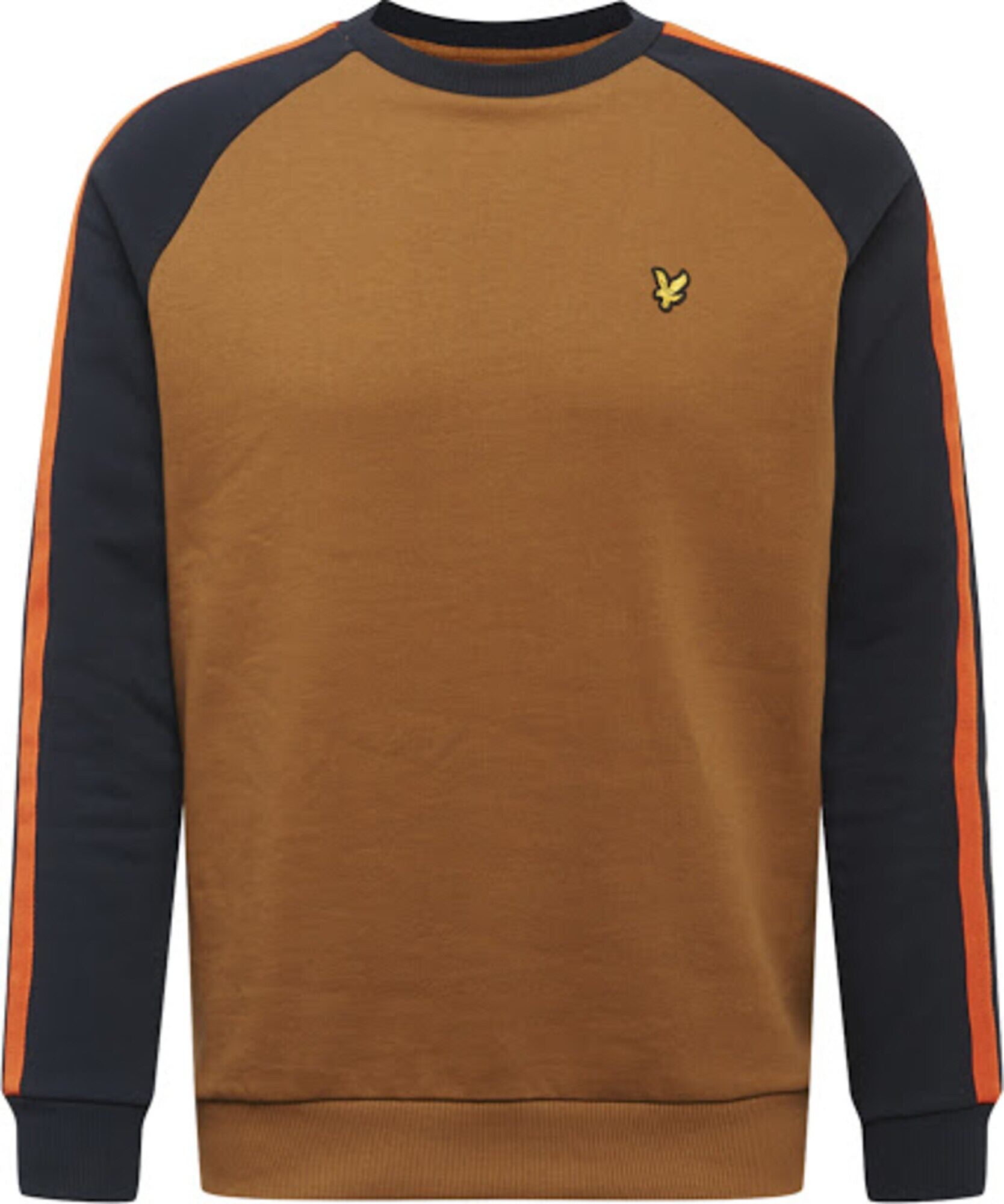 Lyle & Scott Суичър кафяво / нейви синьо / оранжево / жълто - Pepit.bg