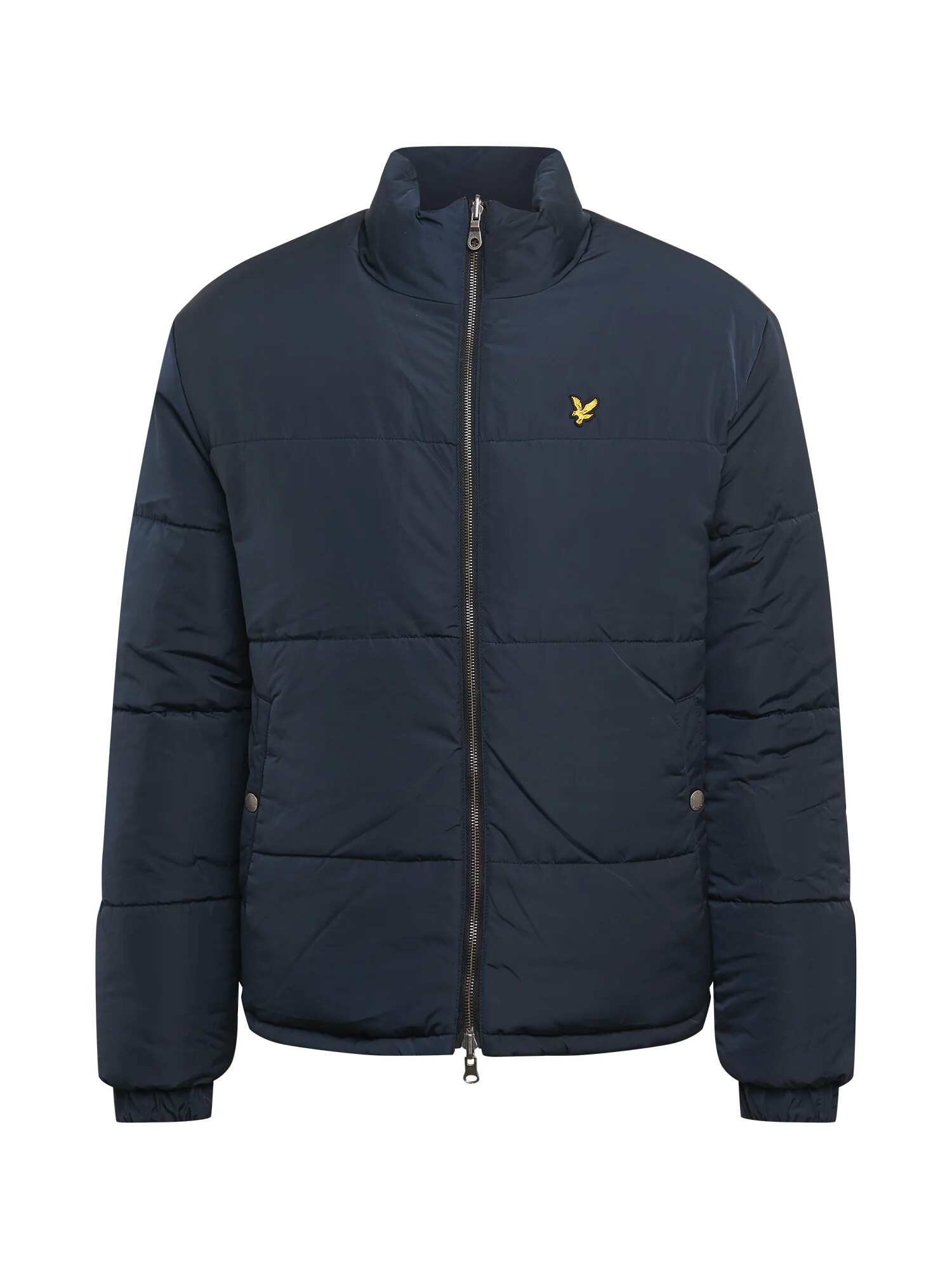 Lyle & Scott Преходно яке 'Fair Isle Reversible Puffer Jacket' нейви синьо / червено - Pepit.bg