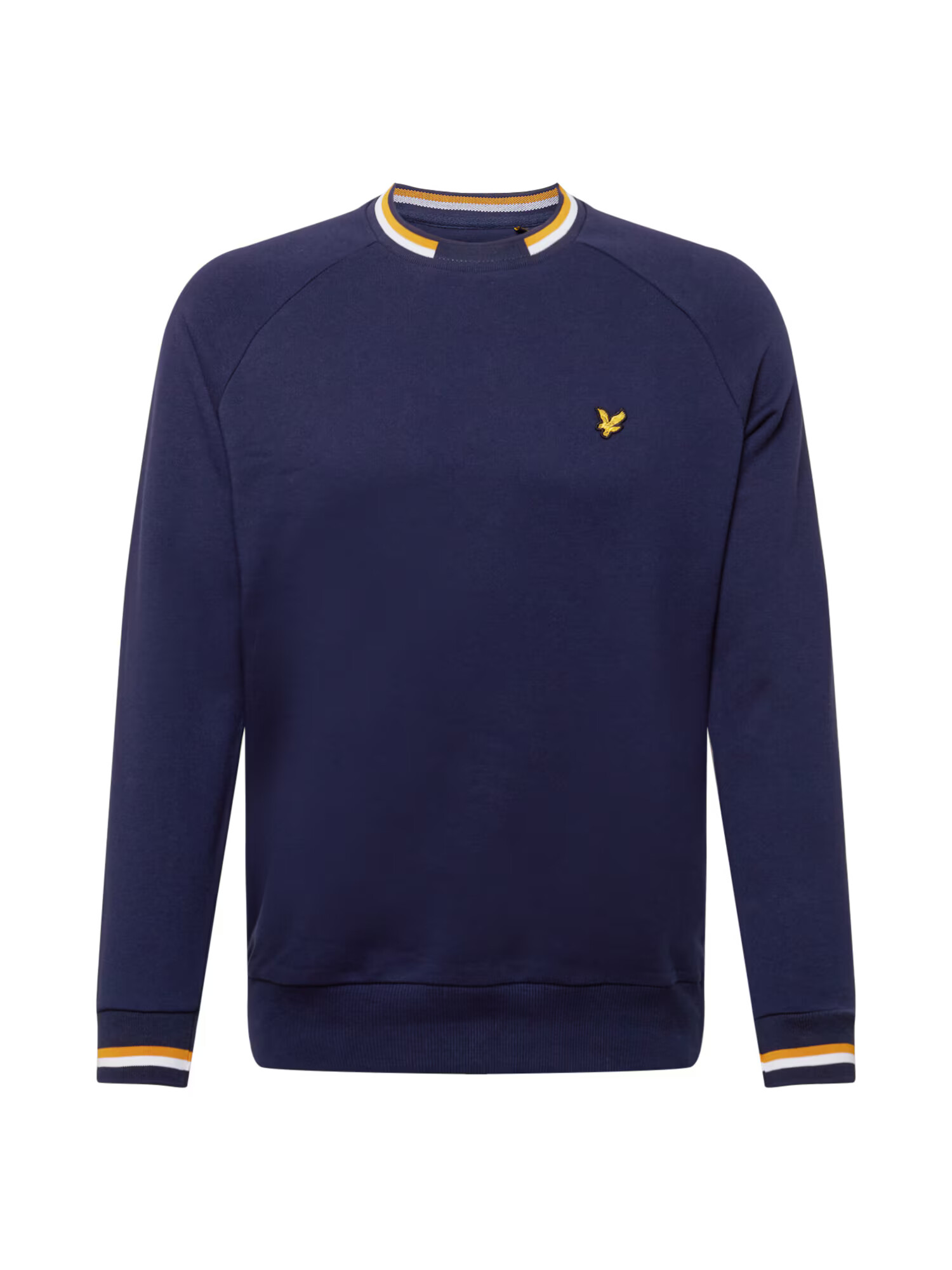 Lyle & Scott Суичър нейви синьо / бяло / златистожълто - Pepit.bg