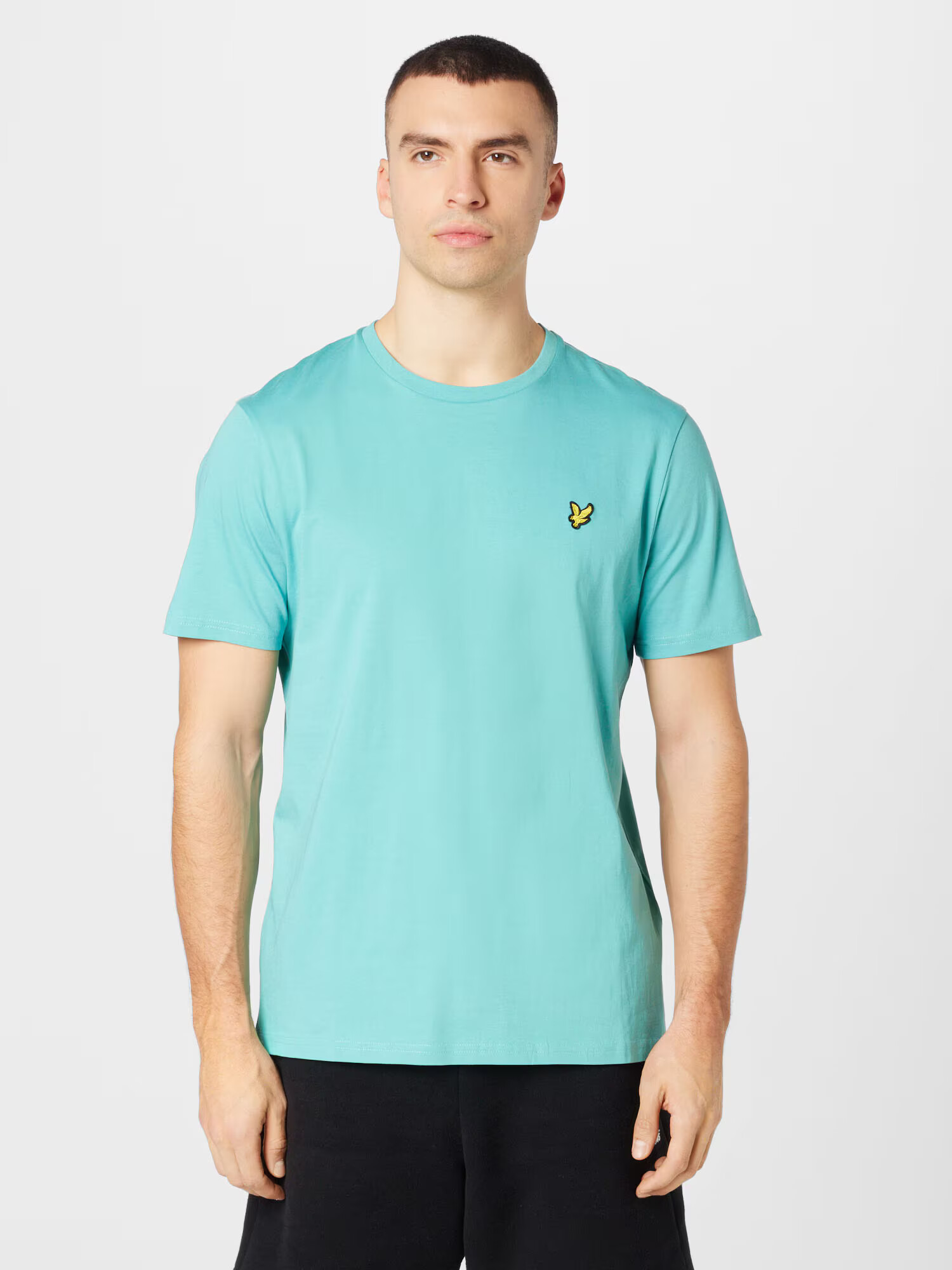 Lyle & Scott Тениска аквамарин / жълто / черно - Pepit.bg