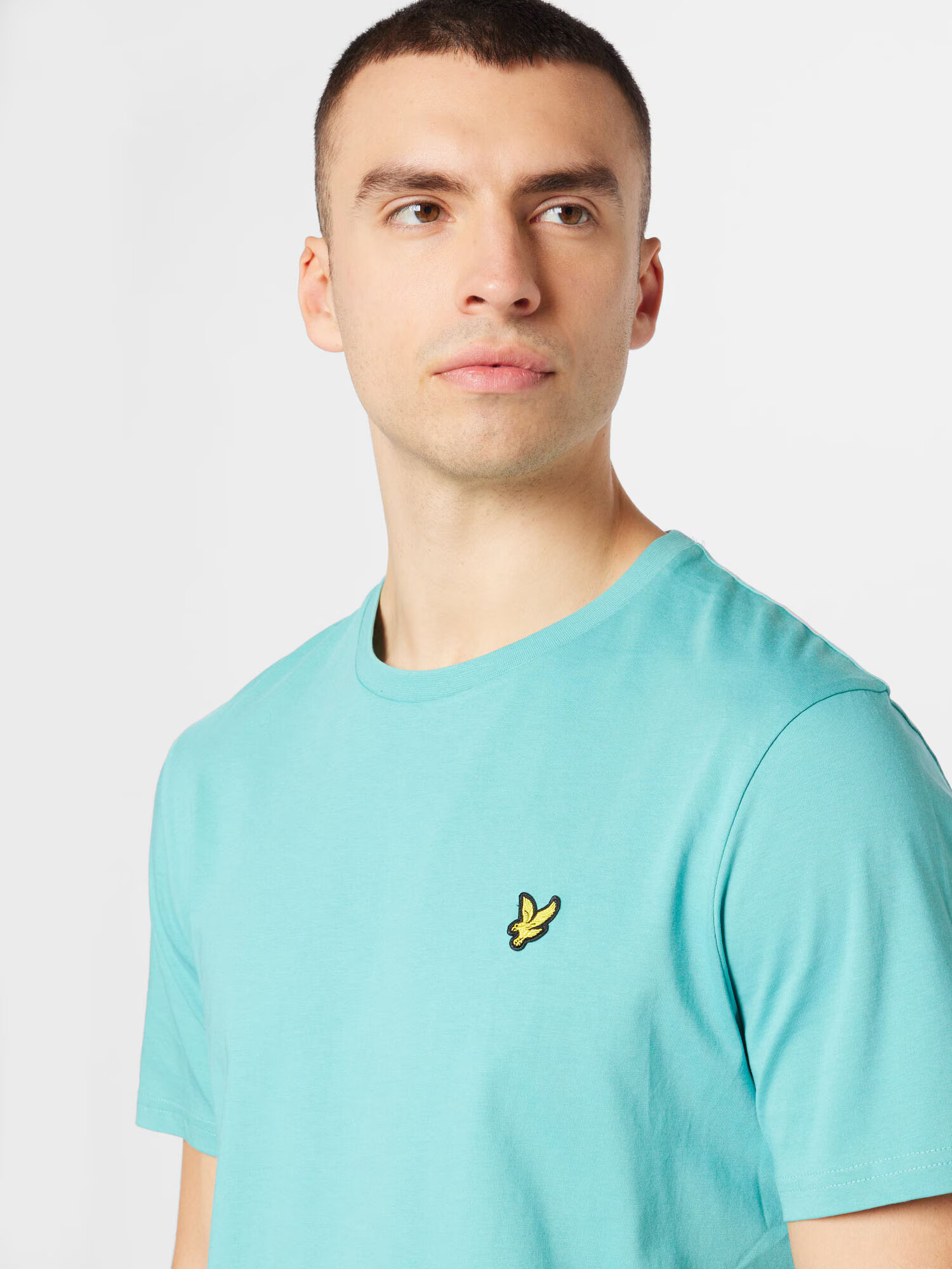 Lyle & Scott Тениска аквамарин / жълто / черно - Pepit.bg