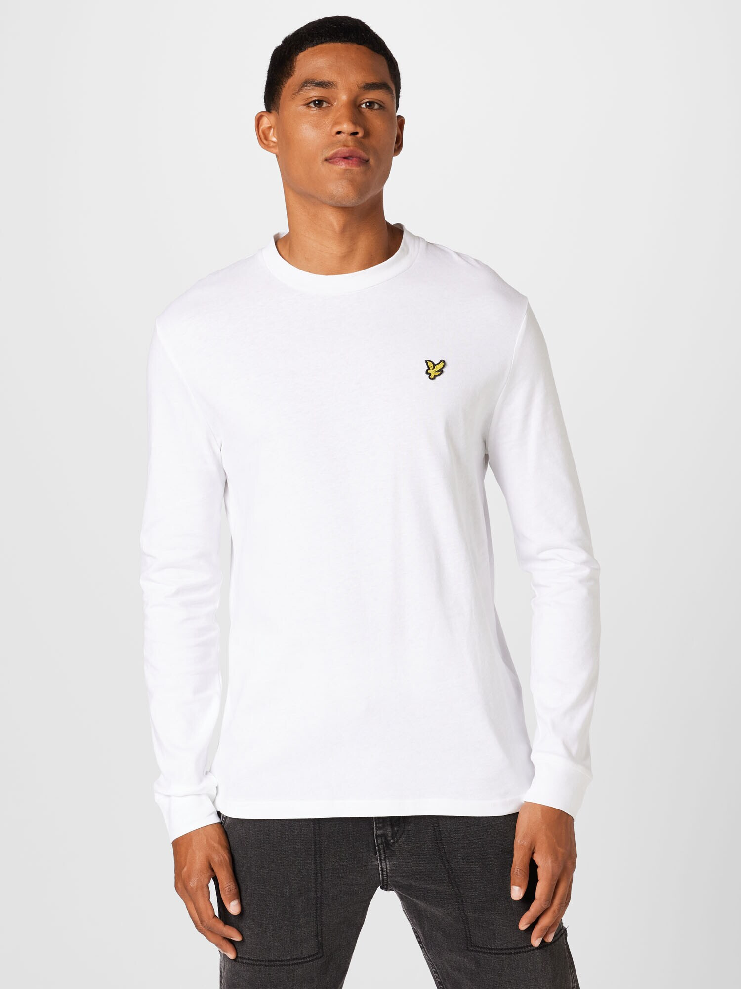 Lyle & Scott Тениска нощно синьо / жълто / бяло - Pepit.bg