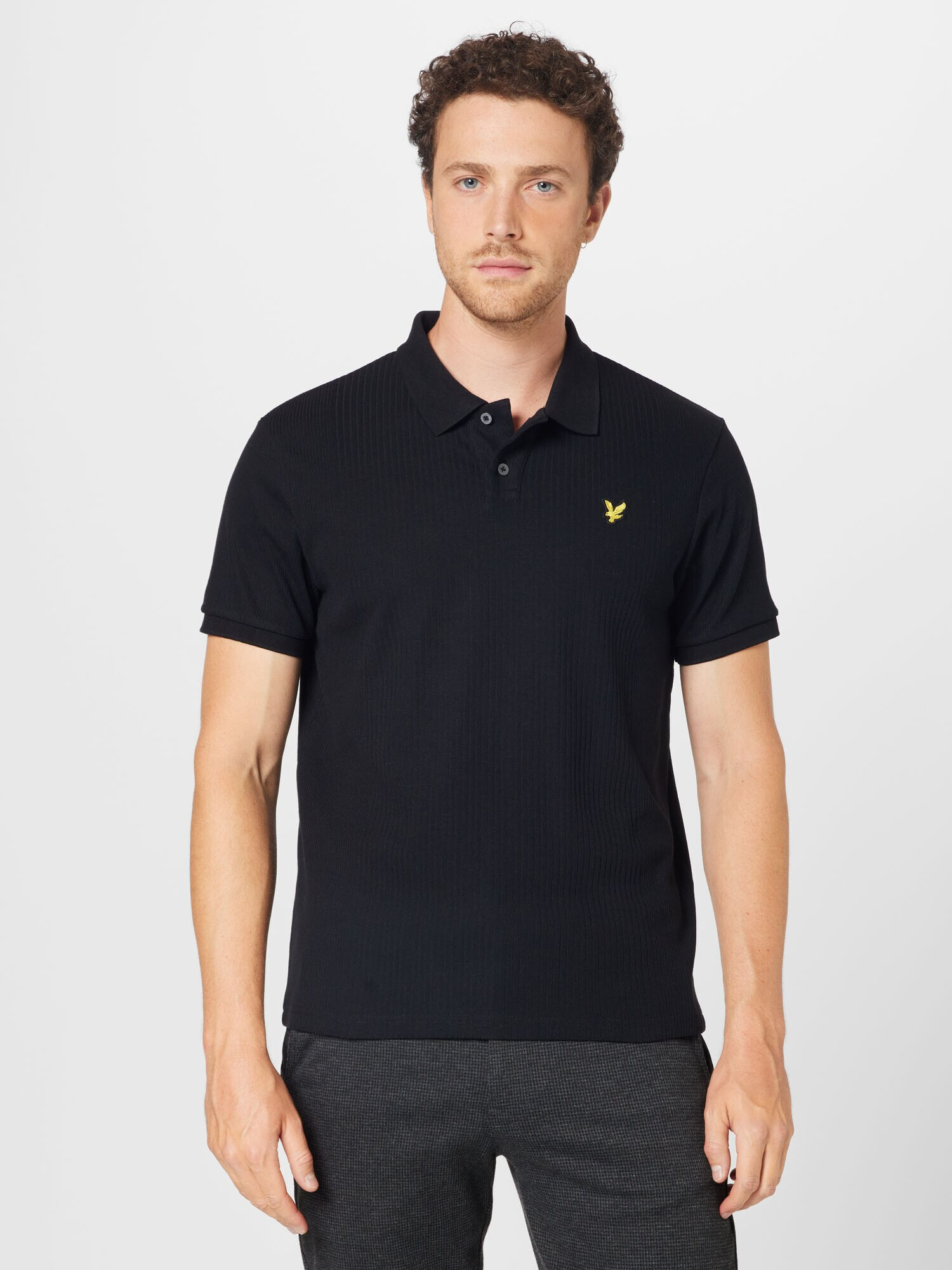 Lyle & Scott Тениска жълто / черно - Pepit.bg