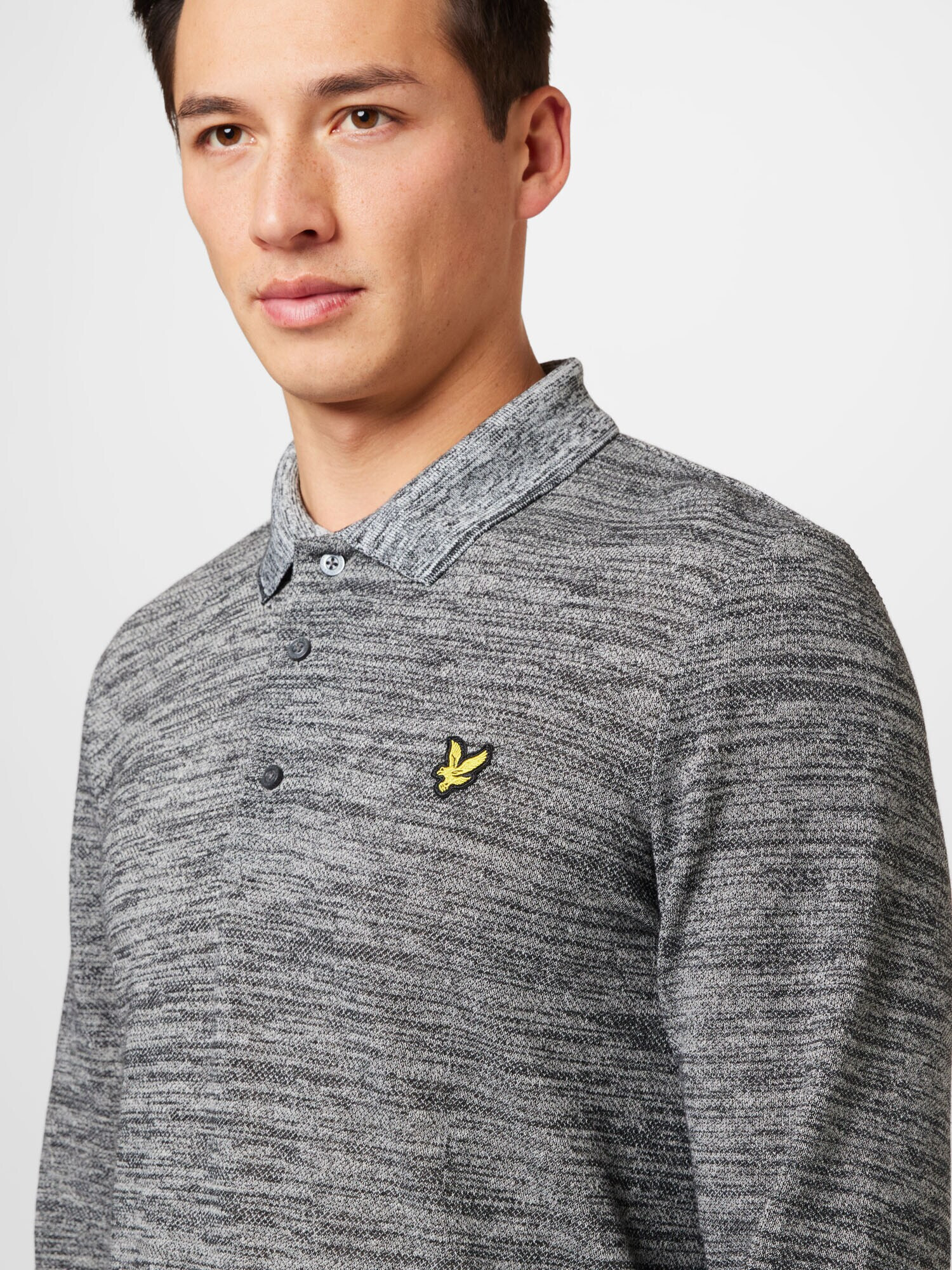 Lyle & Scott Тениска 'End on End' кобалтово синьо / жълто / сиво / черно - Pepit.bg