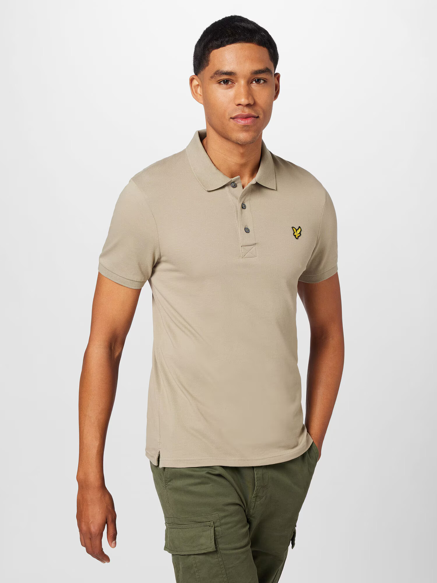 Lyle & Scott Тениска каки - Pepit.bg