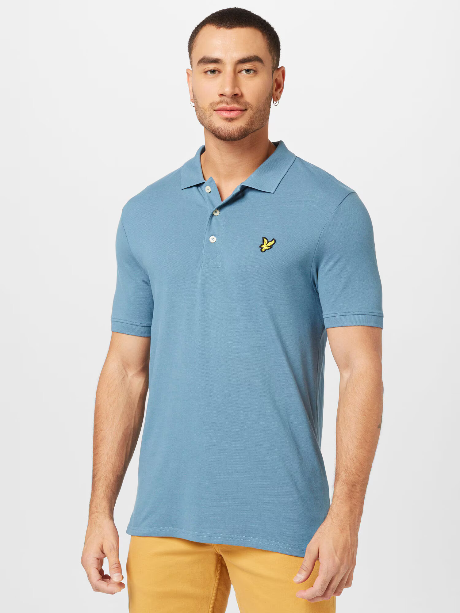 Lyle & Scott Тениска небесносиньо / жълто / черно - Pepit.bg