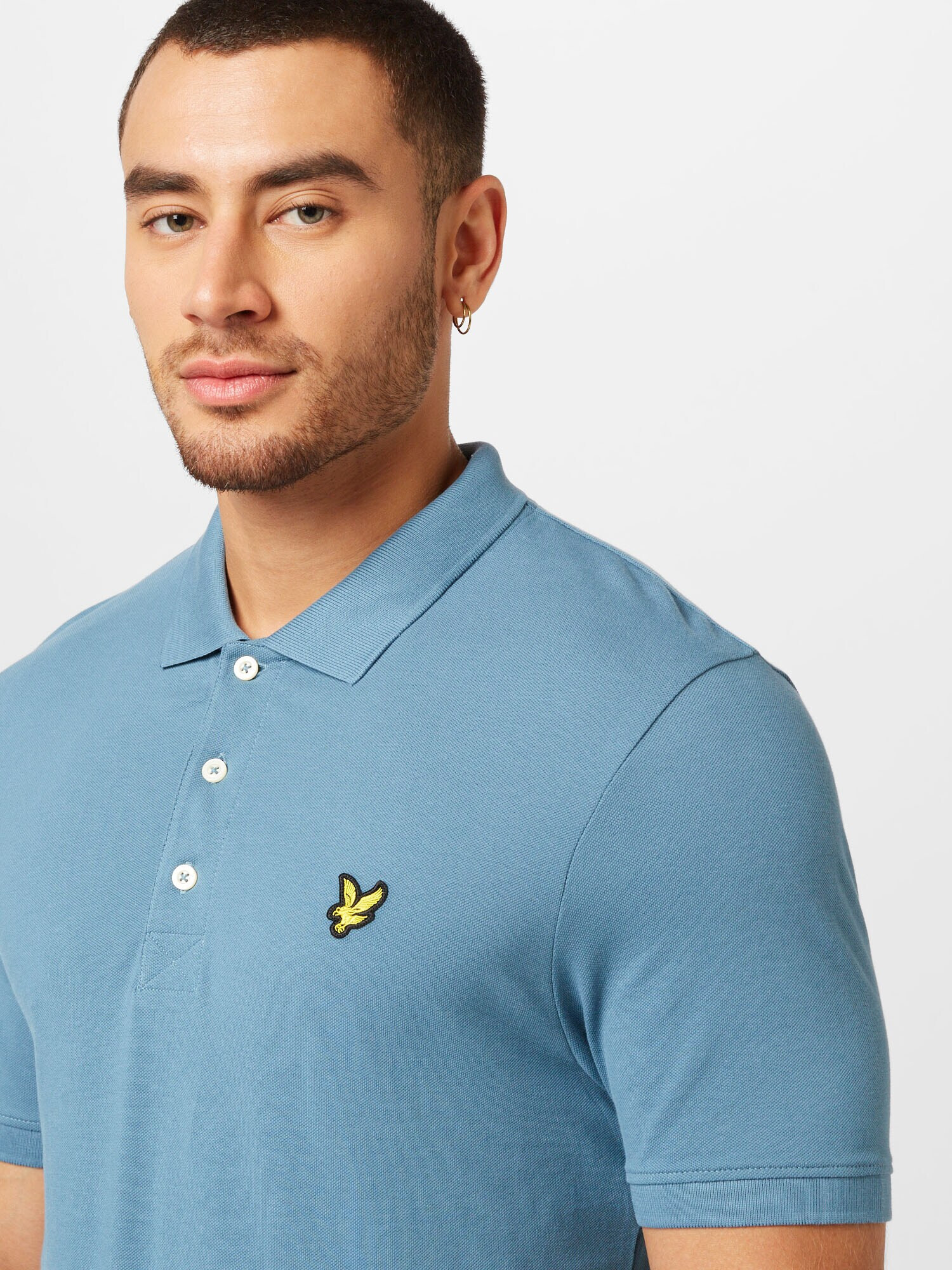 Lyle & Scott Тениска небесносиньо / жълто / черно - Pepit.bg