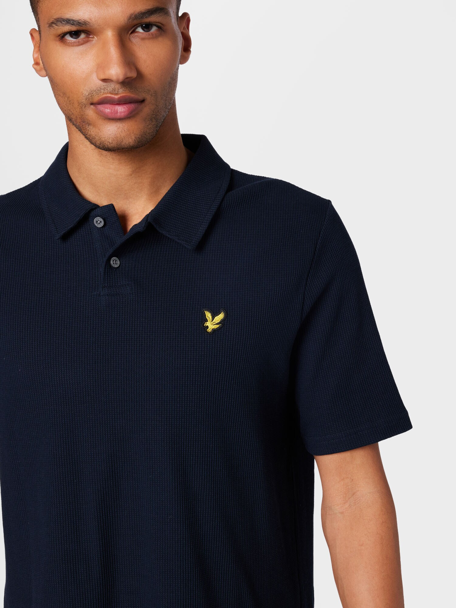 Lyle & Scott Тениска нейви синьо / жълто - Pepit.bg