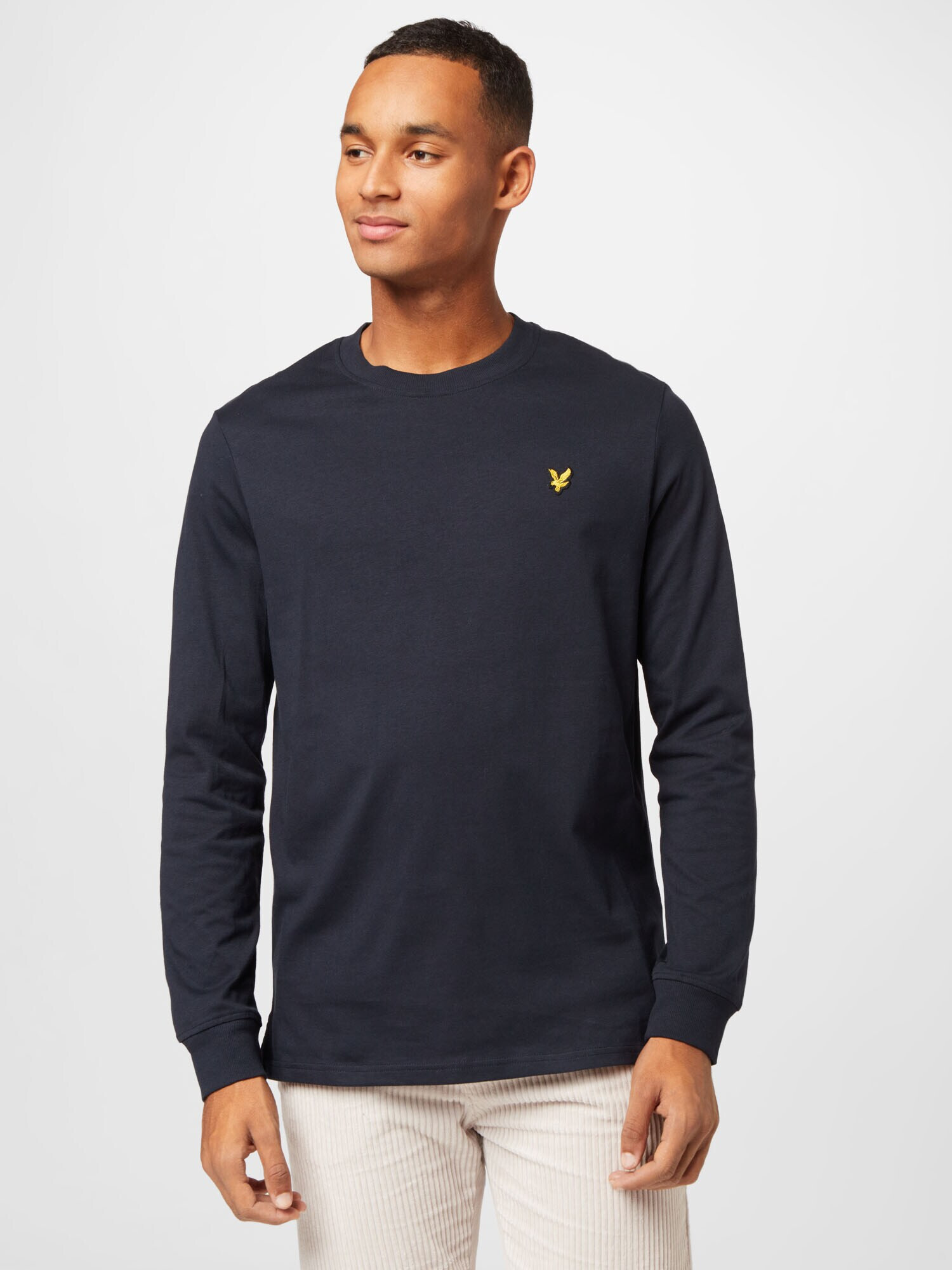 Lyle & Scott Тениска нейви синьо / жълто - Pepit.bg