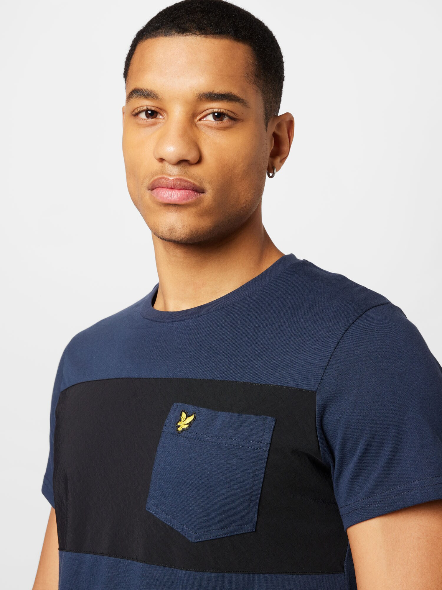 Lyle & Scott Тениска нейви синьо / жълто / черно - Pepit.bg