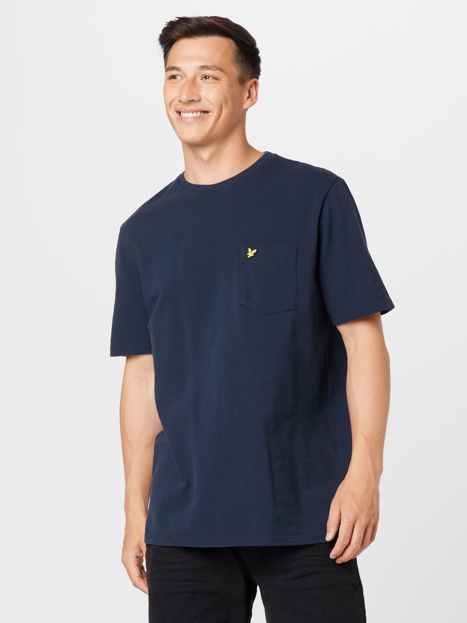 Lyle & Scott Тениска нейви синьо / жълто / черно - Pepit.bg