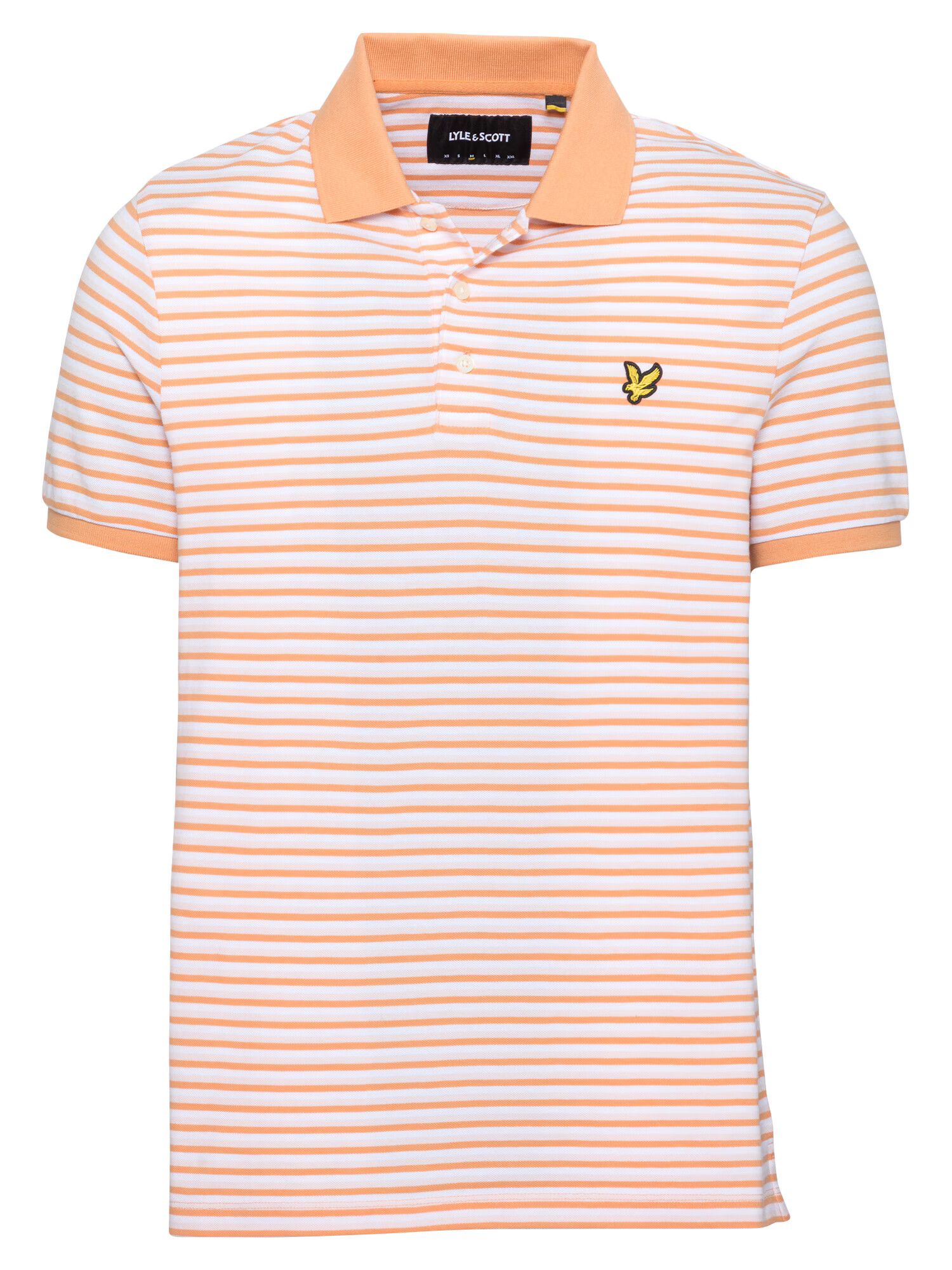 Lyle & Scott Тениска 'Summer' кайсия / бяло / жълто / черно - Pepit.bg