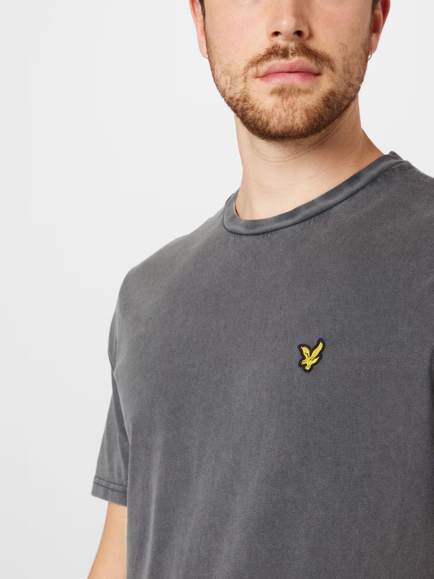 Lyle & Scott Тениска жълто / тъмносиво / черно - Pepit.bg