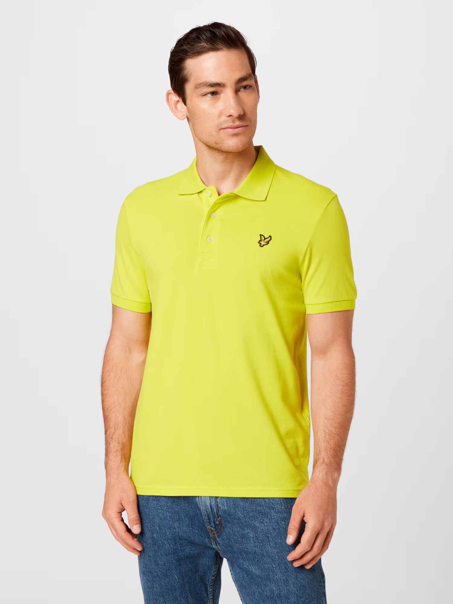 Lyle & Scott Тениска жълто / черно - Pepit.bg