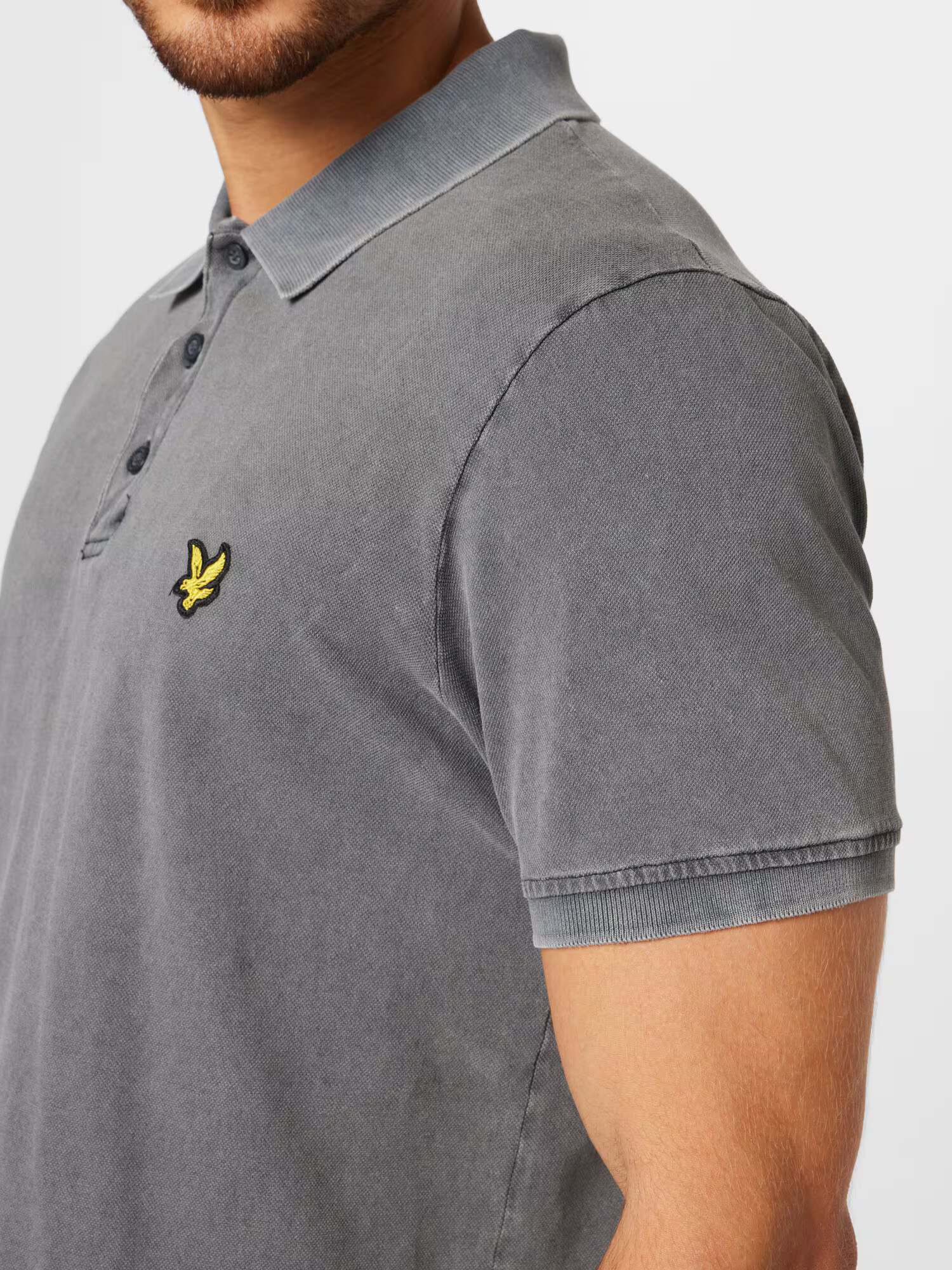 Lyle & Scott Тениска жълто / камък - Pepit.bg