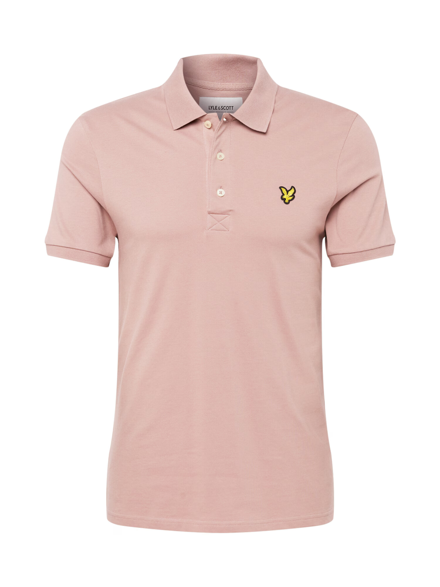 Lyle & Scott Тениска жълто / пудра / черно - Pepit.bg